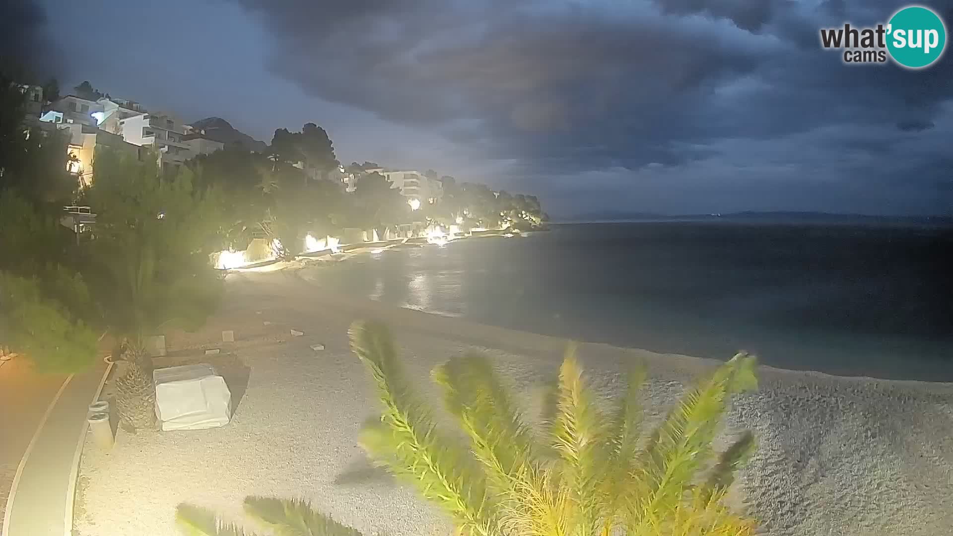 Webcam Lučica Beach Brela – Live View from the Adriatic Coast