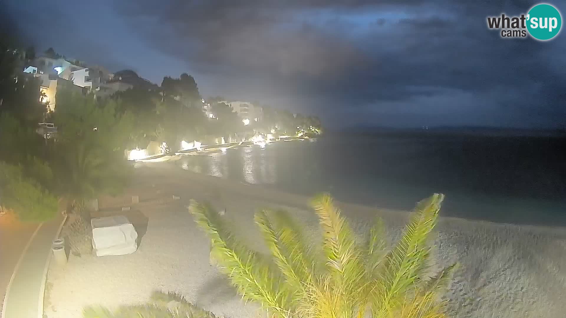 Webcam Lučica Beach Brela – Live View from the Adriatic Coast