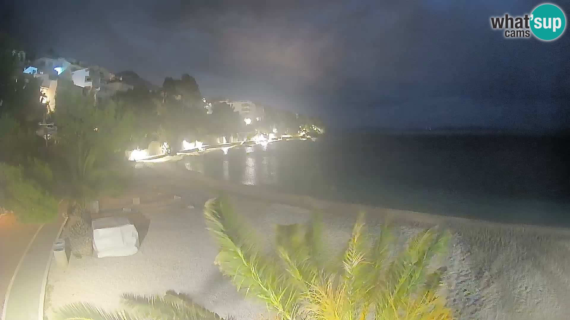 Webcam Lučica Beach Brela – Live View from the Adriatic Coast