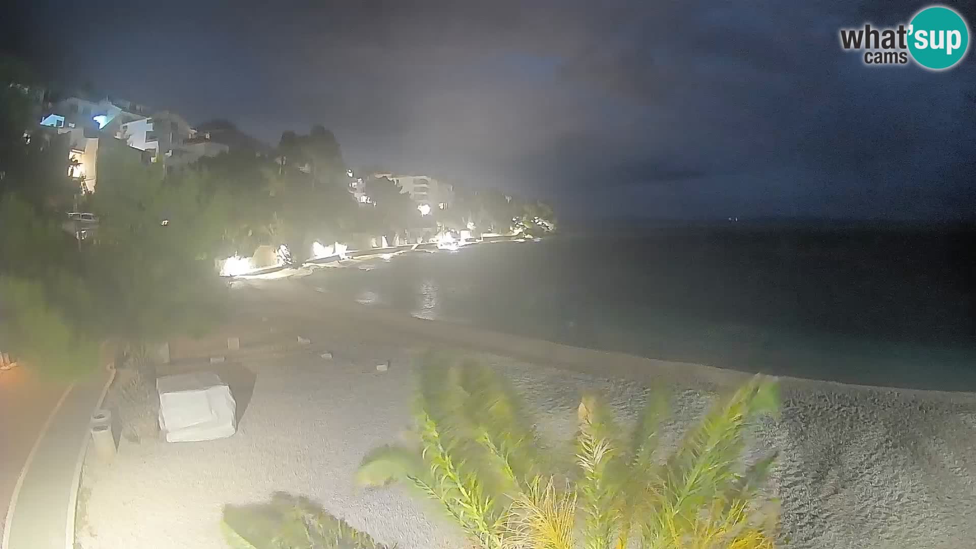 Webcam Lučica Beach Brela – Live View from the Adriatic Coast