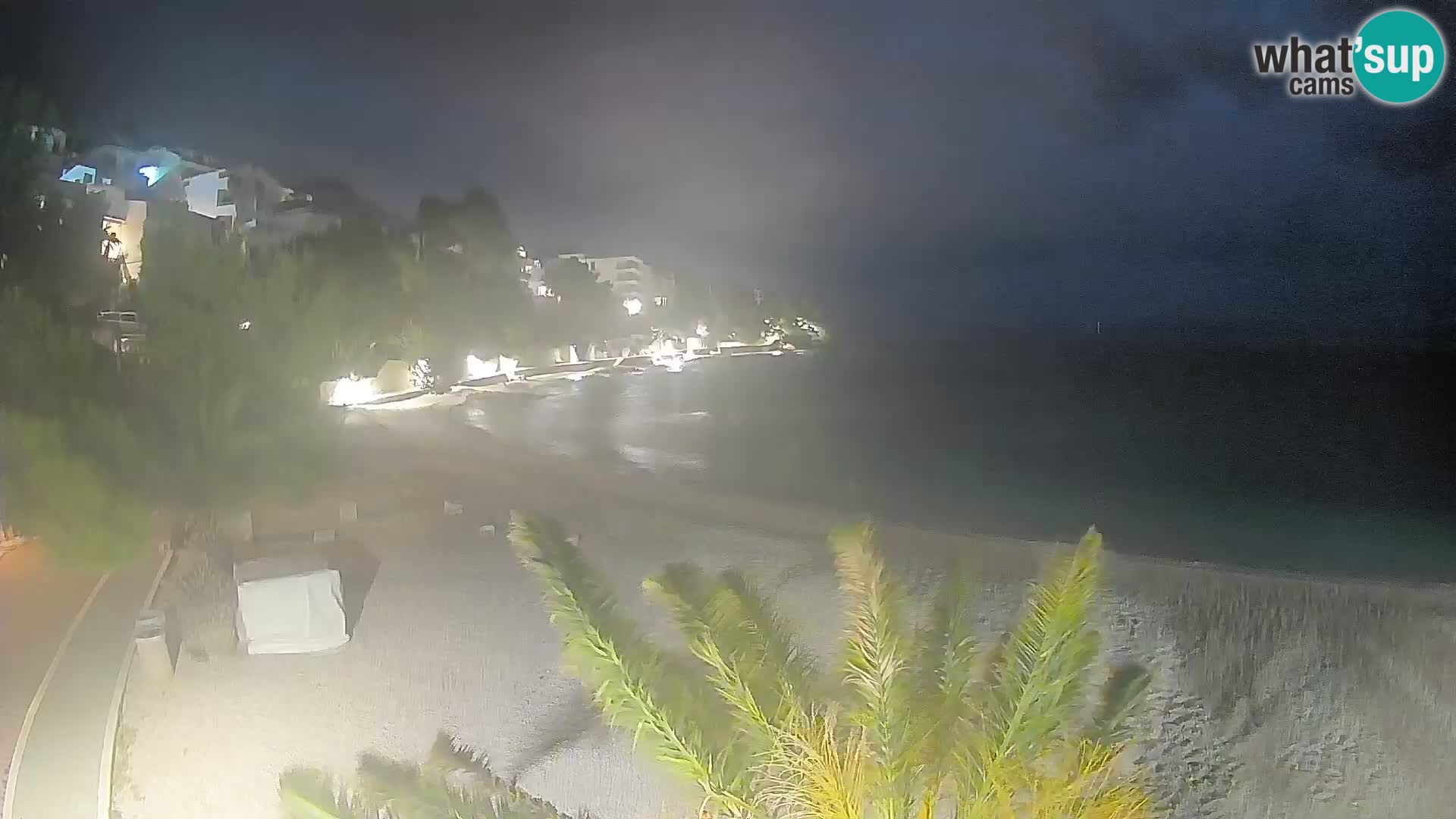 Webcam Lučica Beach Brela – Live View from the Adriatic Coast