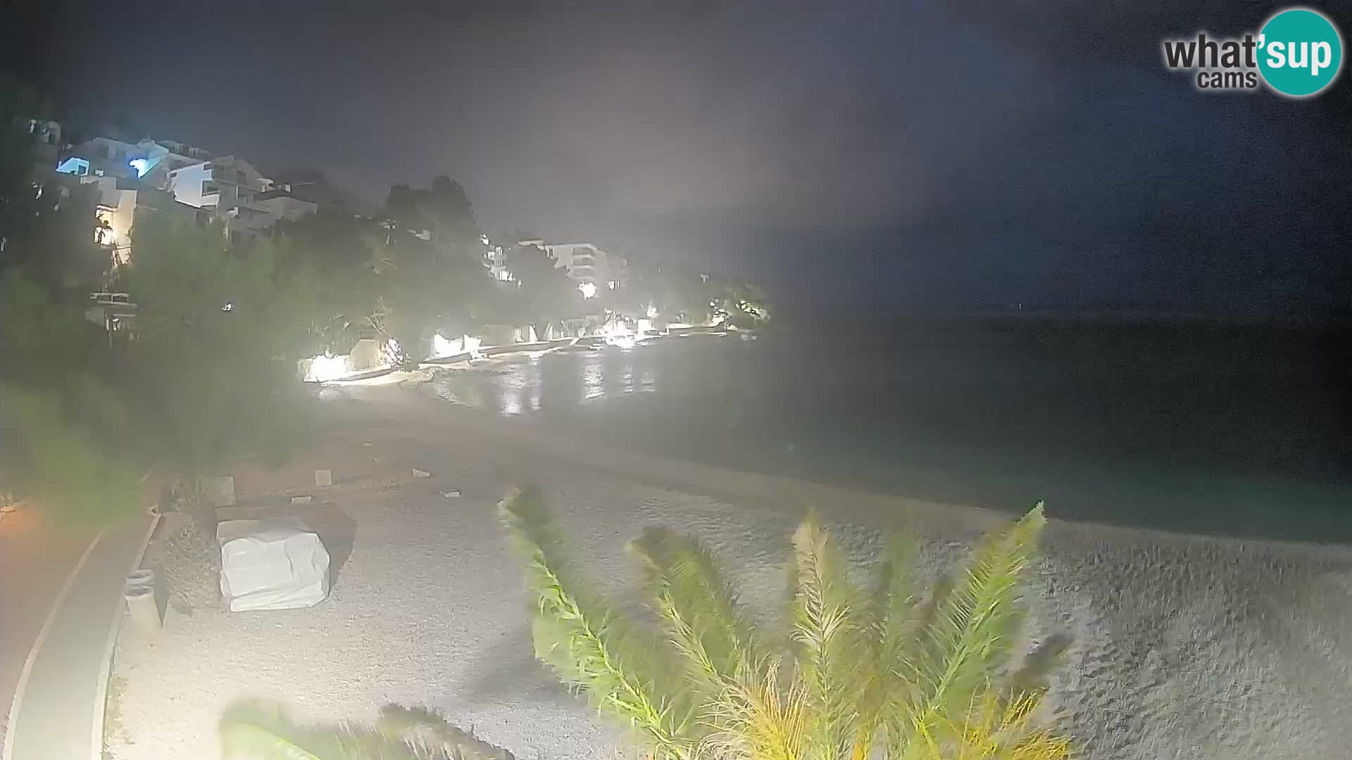 Webcam Lučica Beach Brela – Live View from the Adriatic Coast