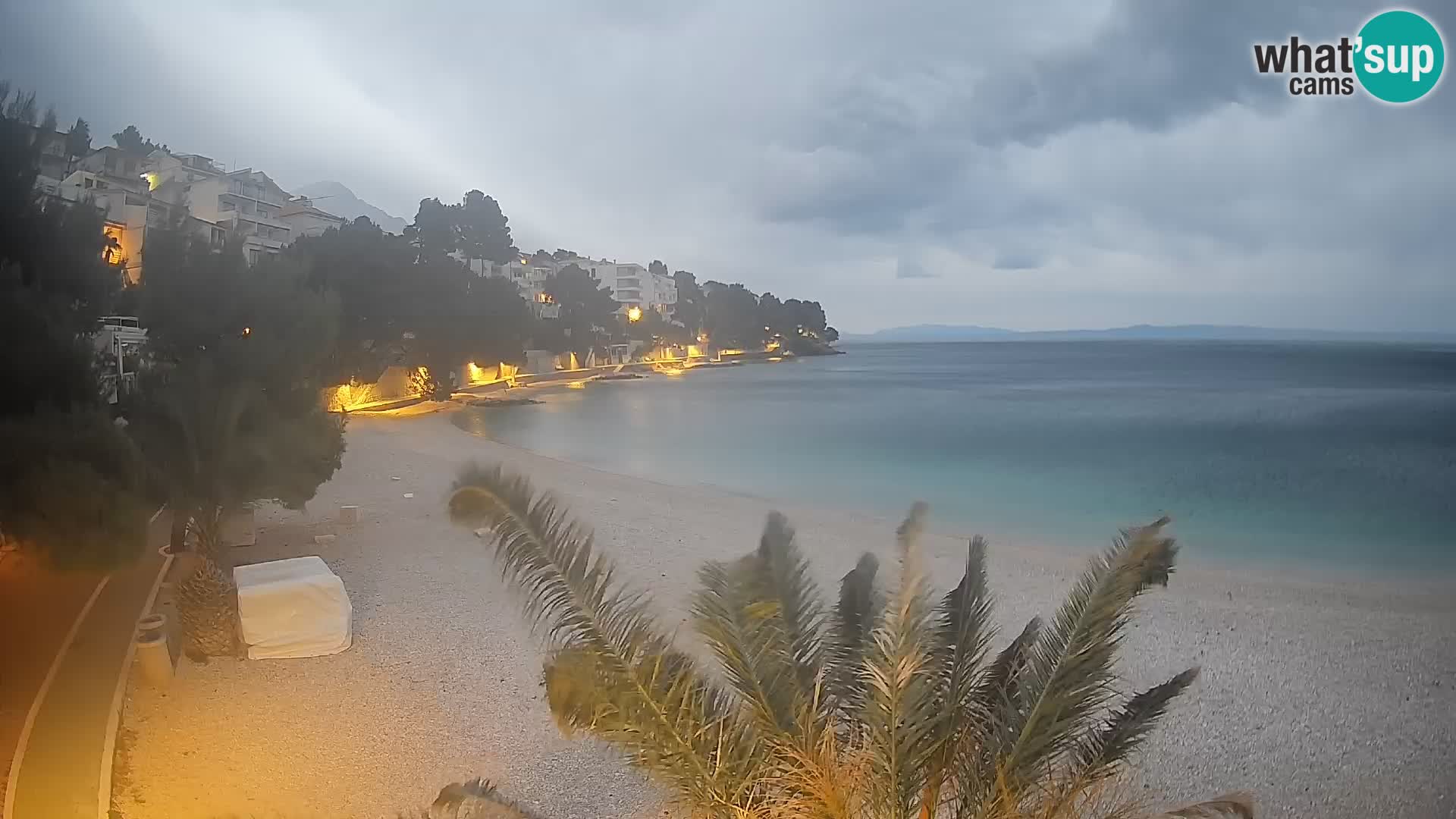 Webcam Lučica Beach Brela – Live View from the Adriatic Coast