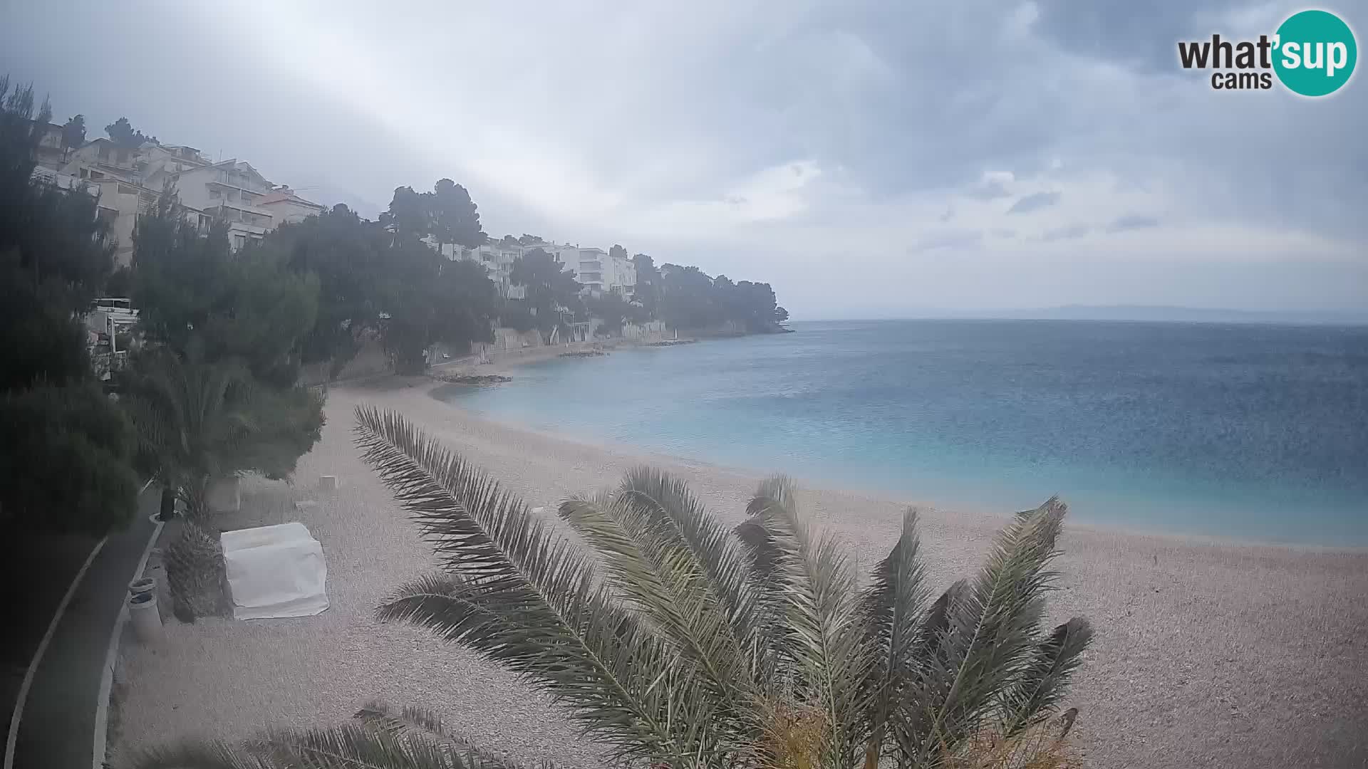 Webcam Lučica Beach Brela – Live View from the Adriatic Coast