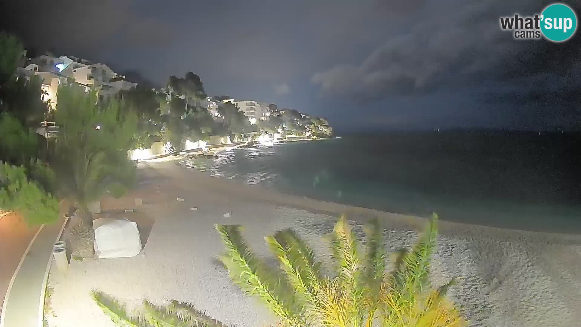 Webcam Lučica Beach Brela – Live View from the Adriatic Coast