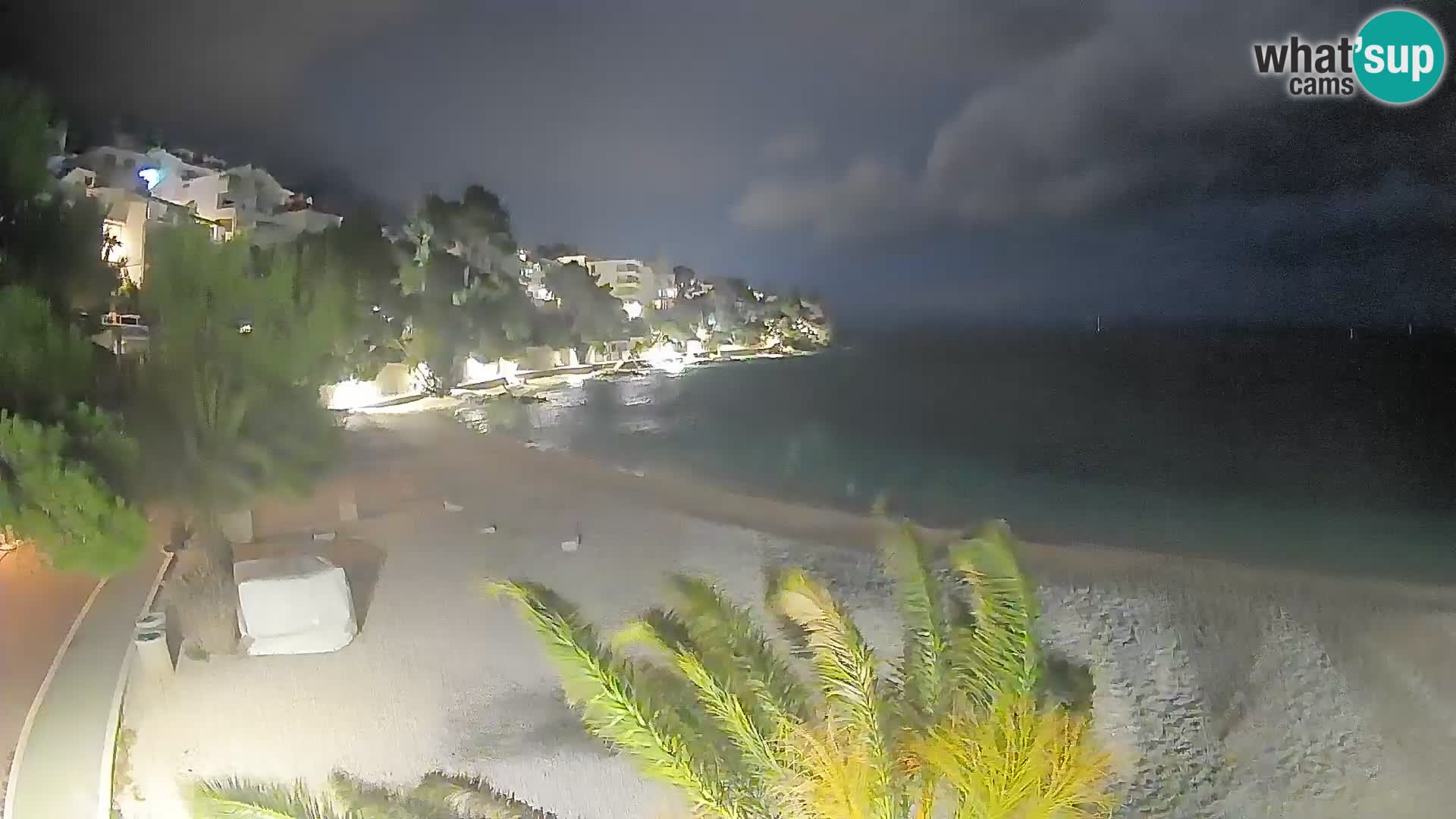 Webcam Lučica Beach Brela – Live View from the Adriatic Coast
