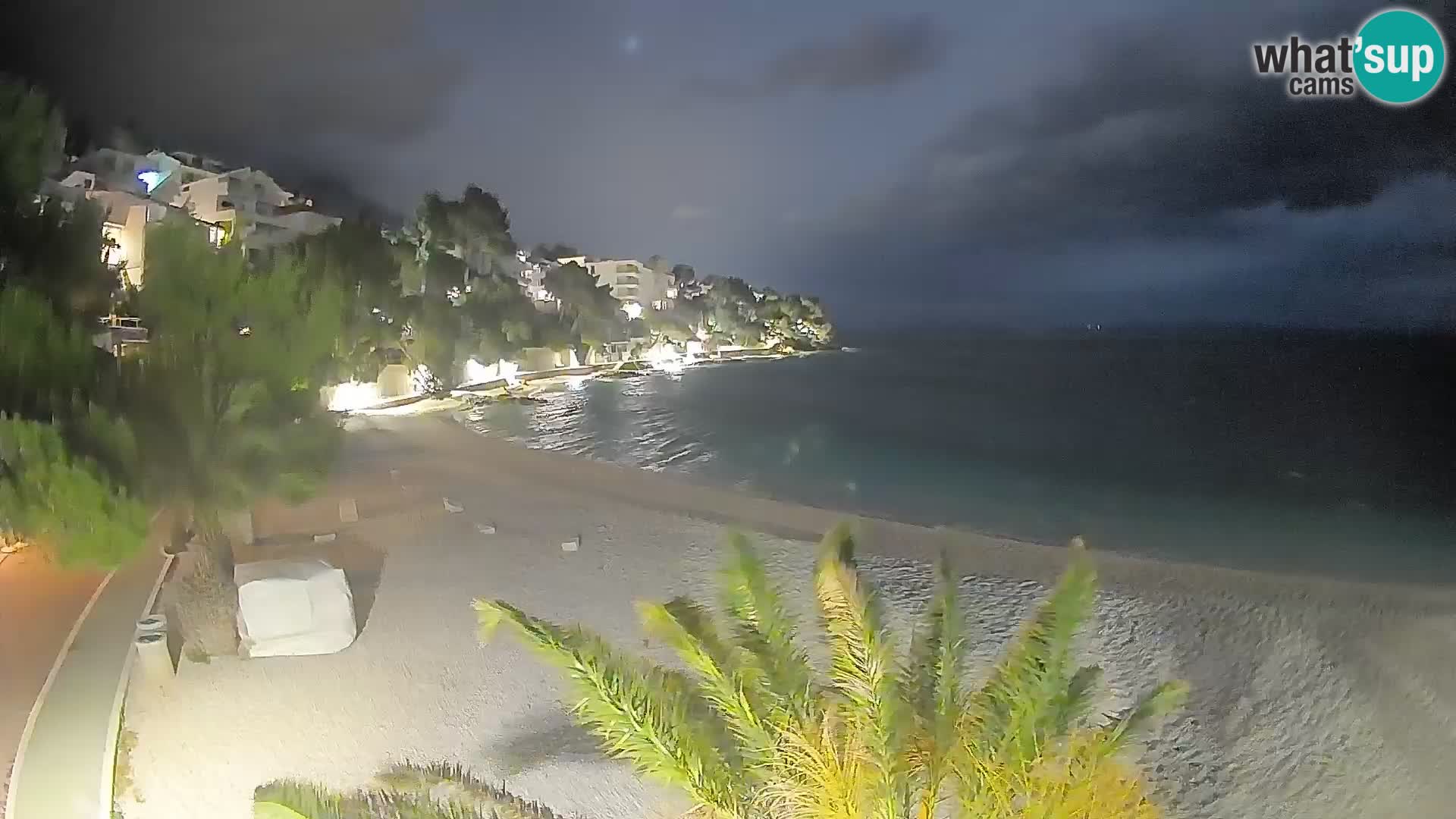 Webcam Lučica Beach Brela – Live View from the Adriatic Coast