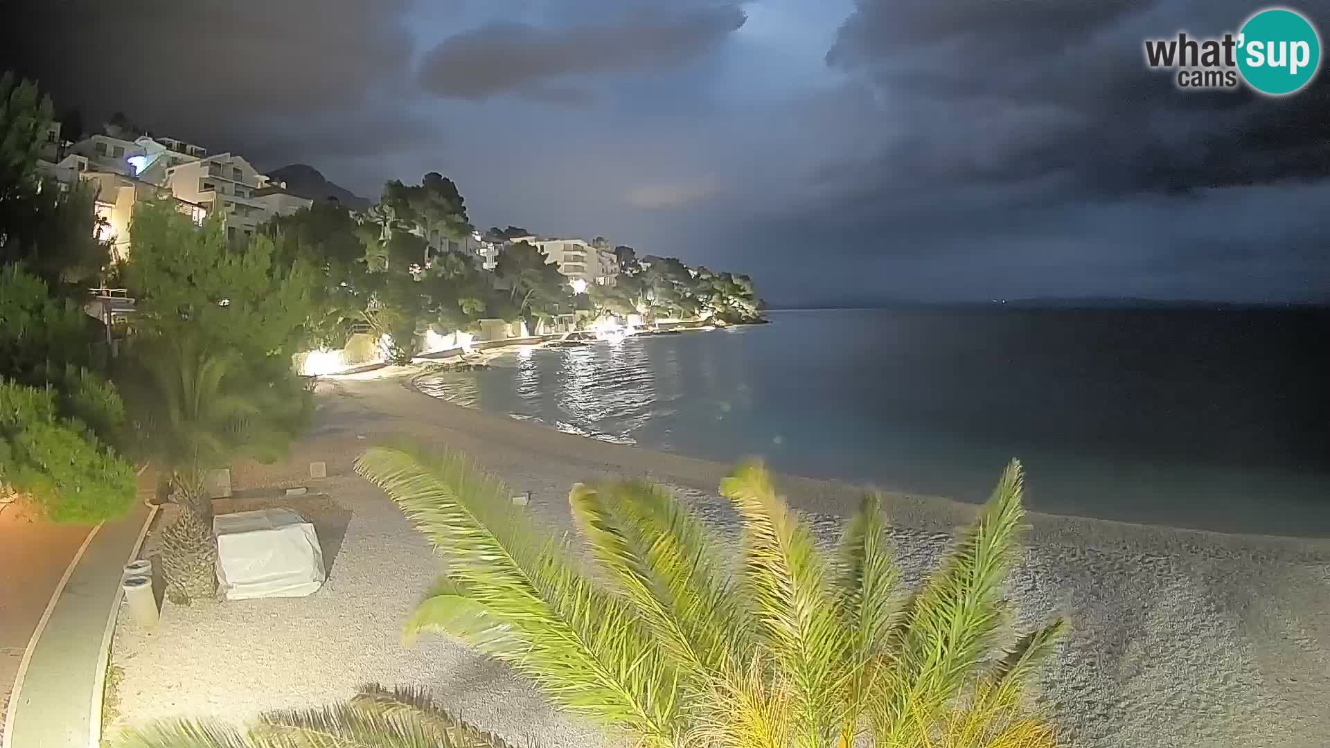 Webcam Lučica Beach Brela – Live View from the Adriatic Coast