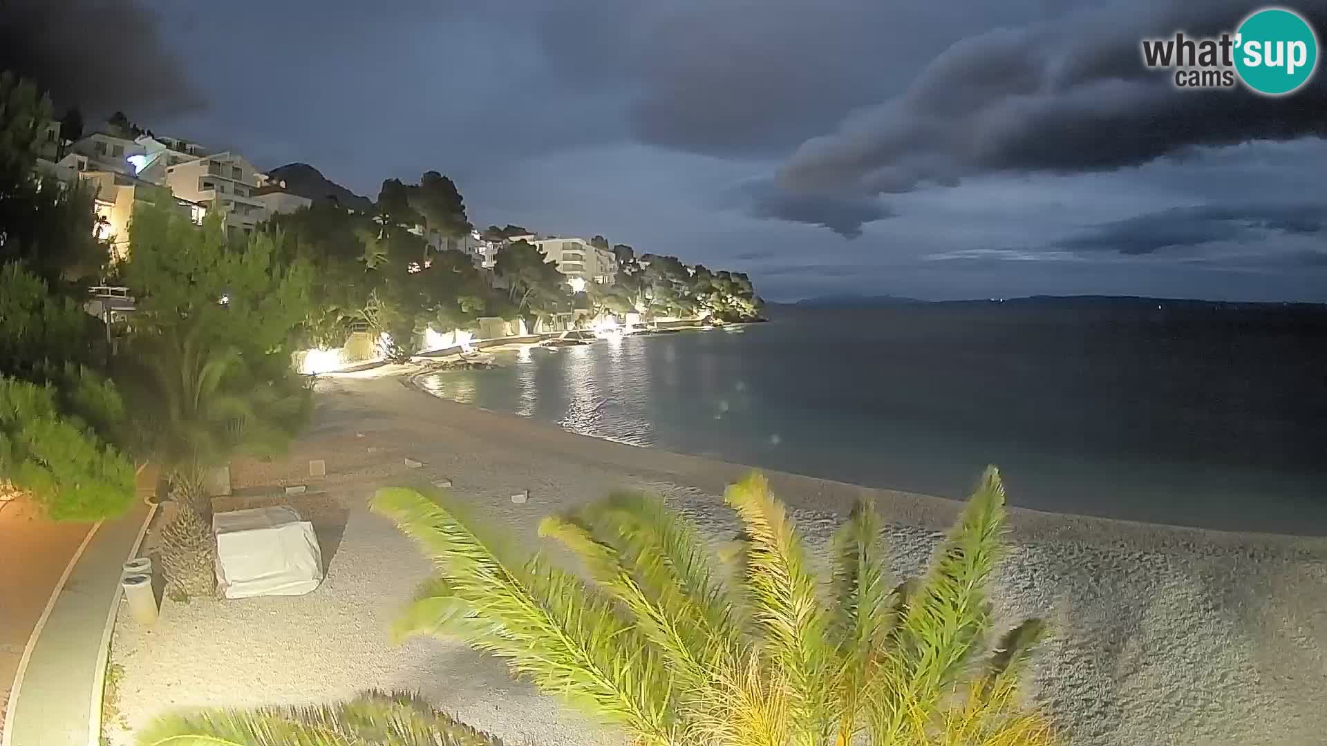 Webcam Lučica Beach Brela – Live View from the Adriatic Coast