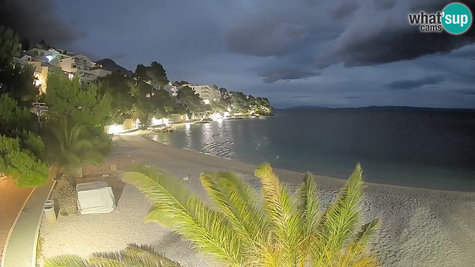 Webcam Lučica Beach Brela – Live View from the Adriatic Coast