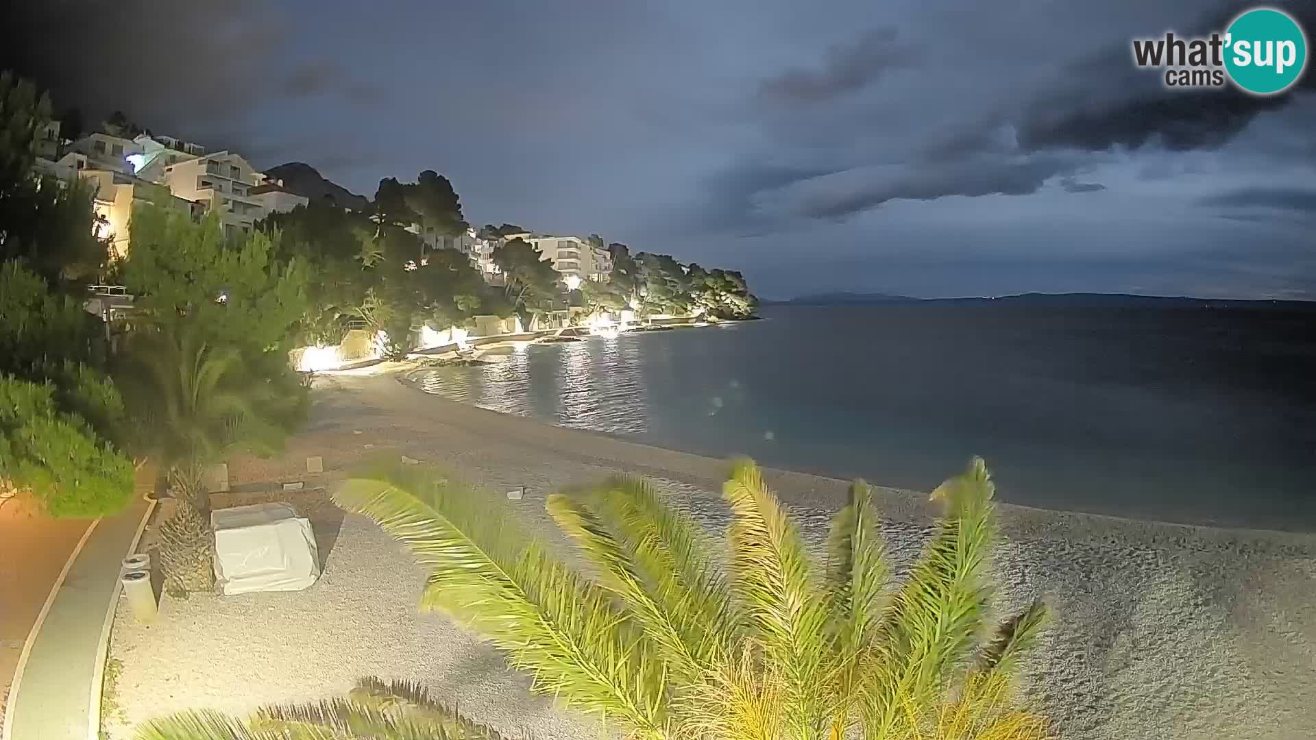Webcam Lučica Beach Brela – Live View from the Adriatic Coast