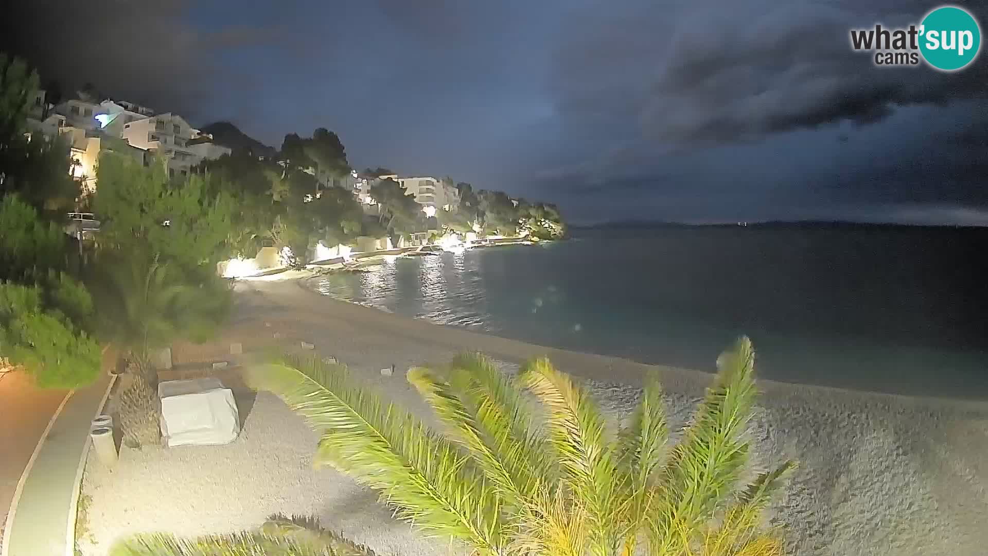 Webcam Lučica Beach Brela – Live View from the Adriatic Coast