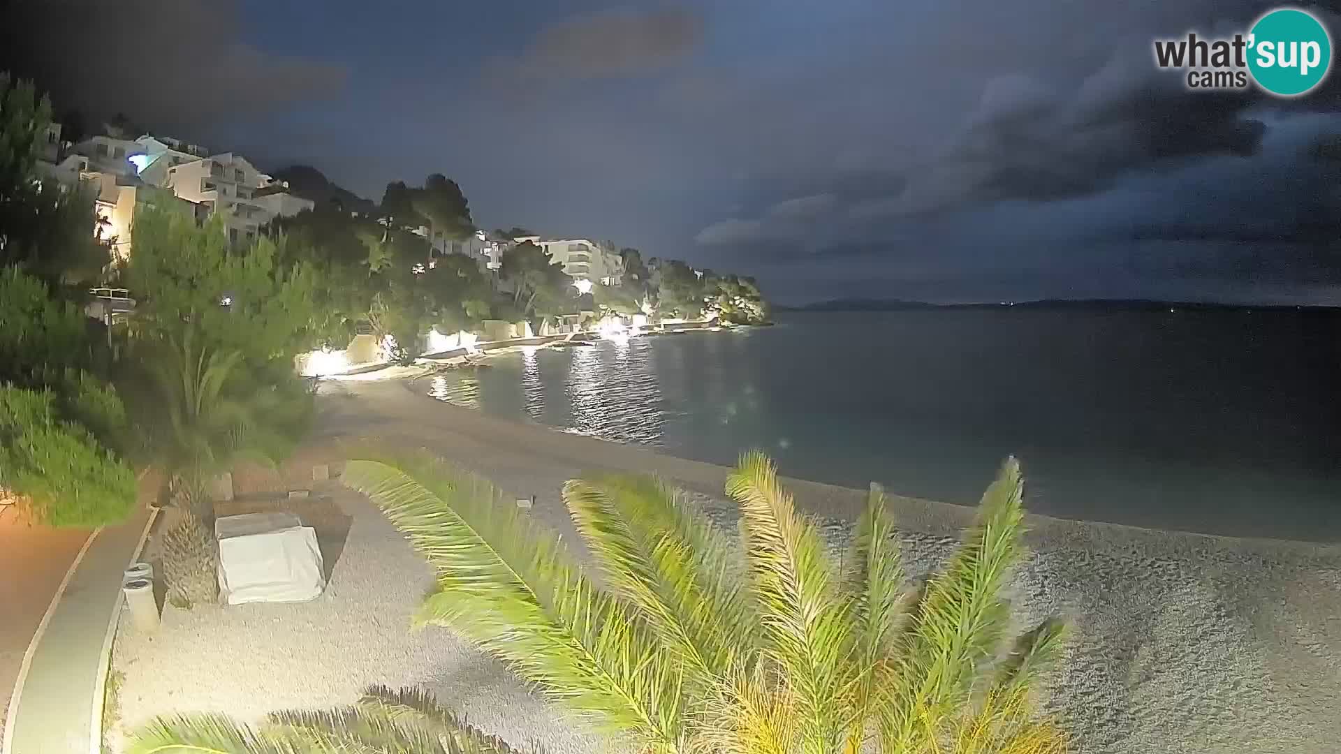 Webcam Lučica Beach Brela – Live View from the Adriatic Coast