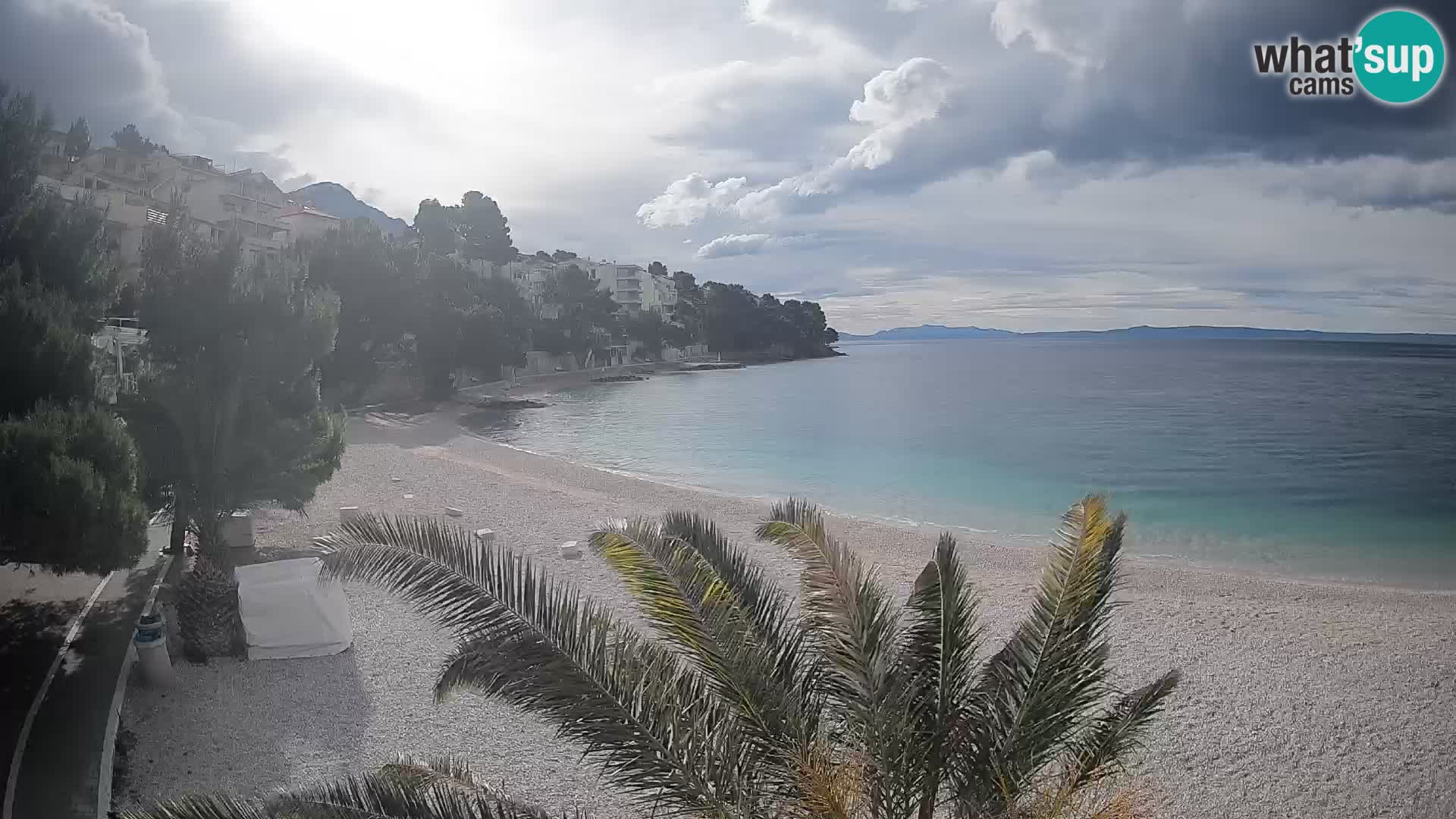 Webcam Lučica Beach Brela – Live View from the Adriatic Coast