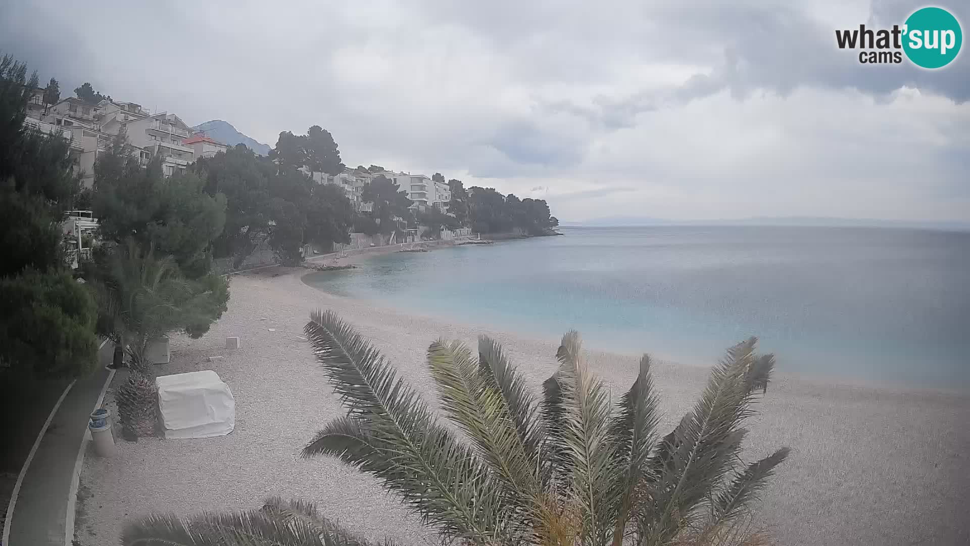 Webcam Lučica Beach Brela – Live View from the Adriatic Coast