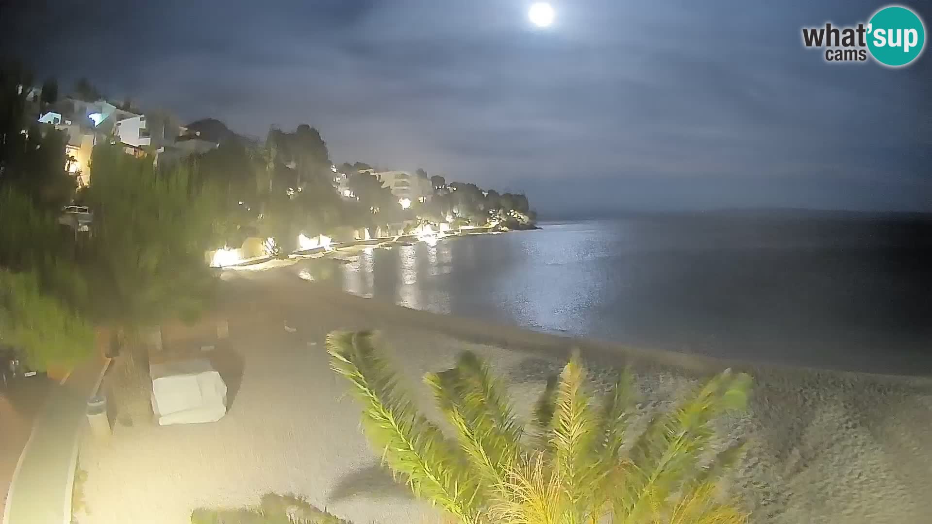 Webcam Lučica Beach Brela – Live View from the Adriatic Coast
