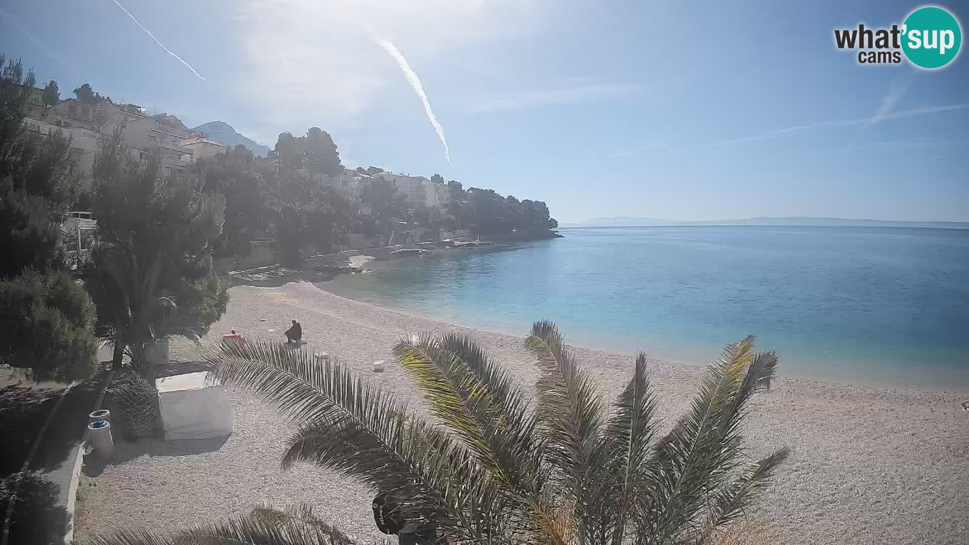 Webcam Lučica Beach Brela – Live View from the Adriatic Coast
