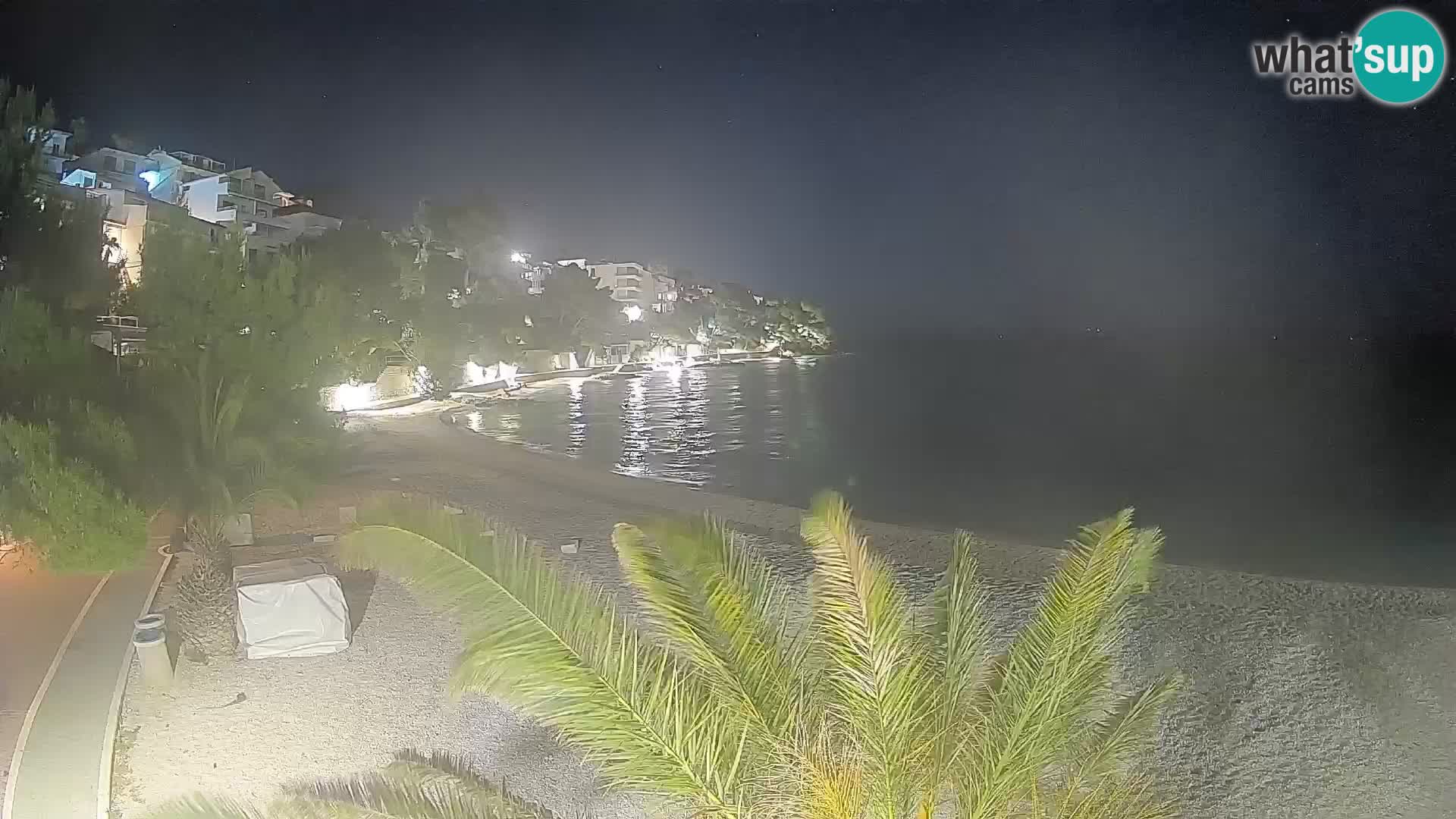 Webcam Lučica Beach Brela – Live View from the Adriatic Coast