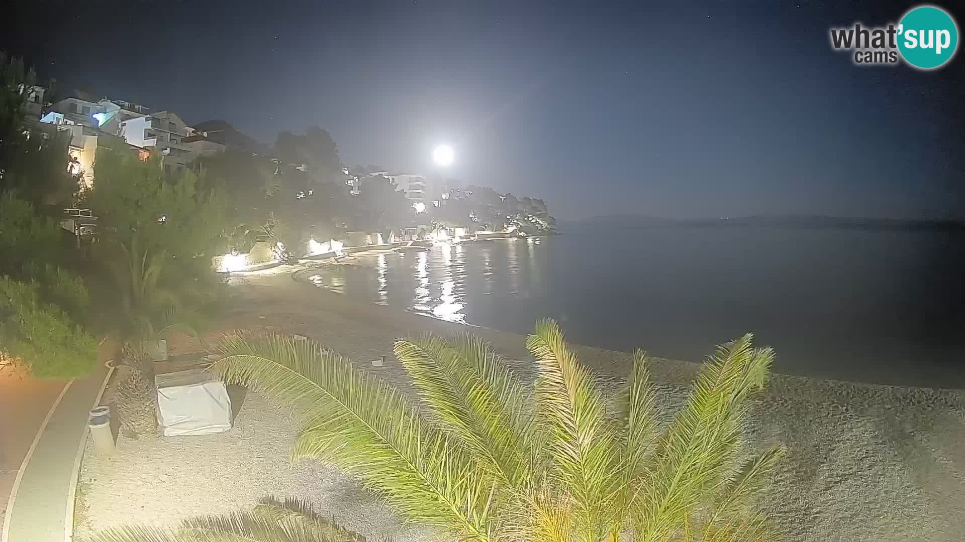 Webcam Lučica Beach Brela – Live View from the Adriatic Coast