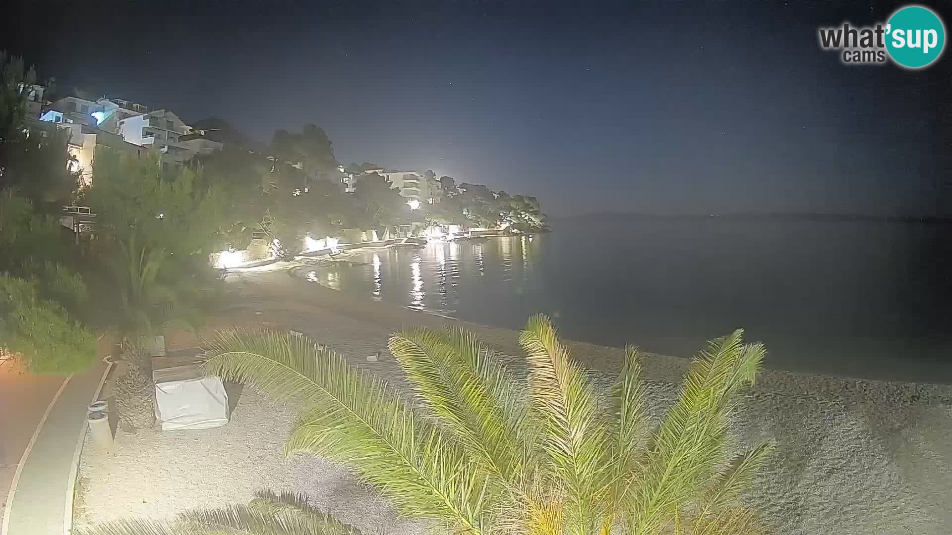Webcam Lučica Beach Brela – Live View from the Adriatic Coast