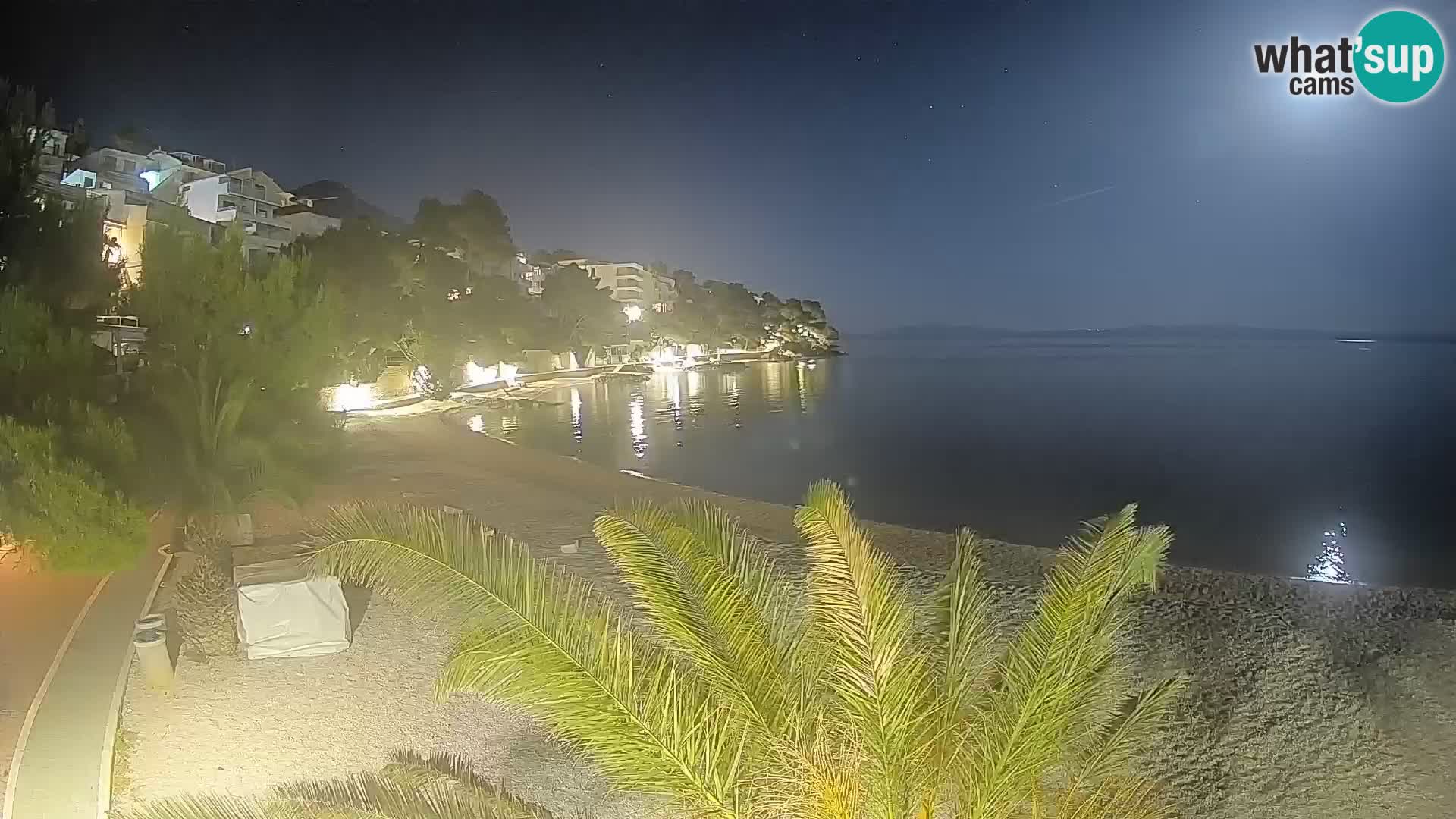 Webcam Lučica Beach Brela – Live View from the Adriatic Coast