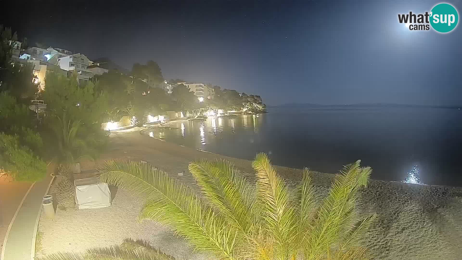 Webcam Lučica Beach Brela – Live View from the Adriatic Coast