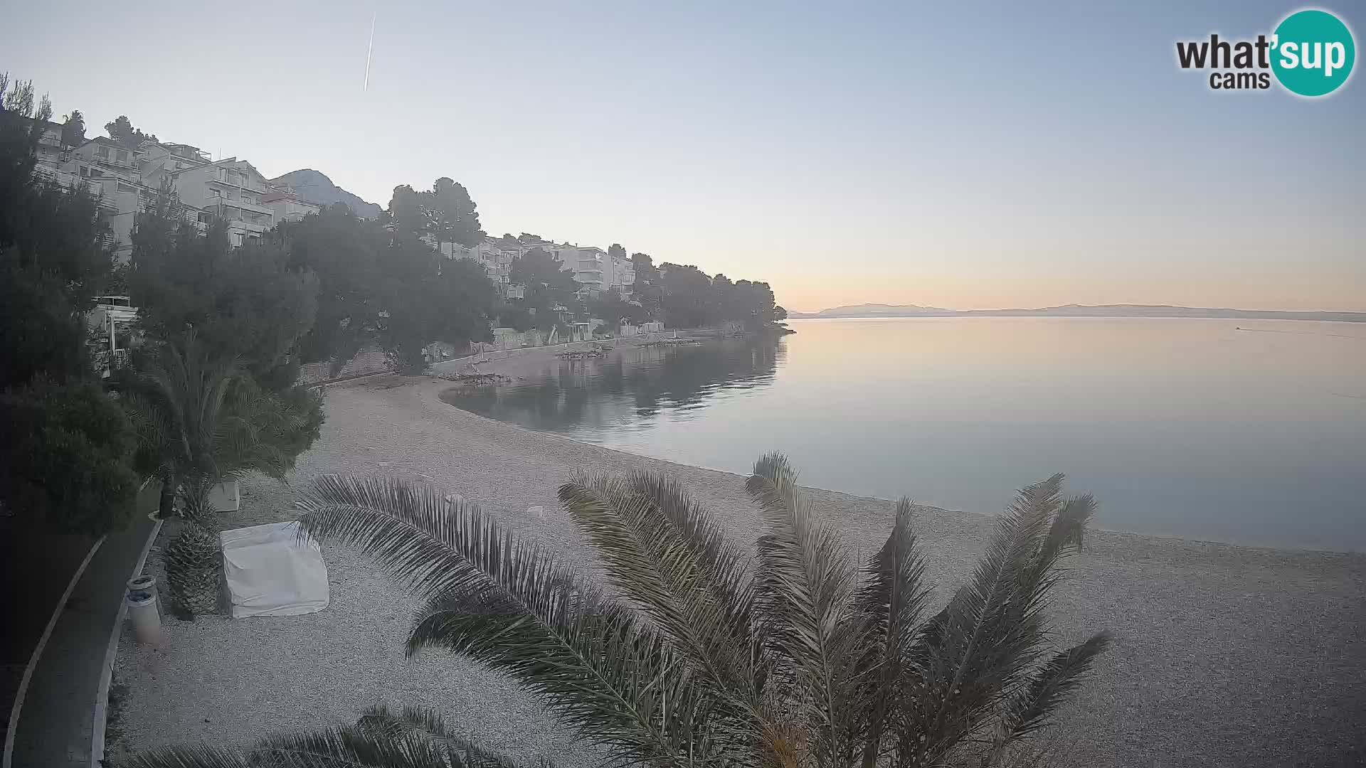 Webcam Lučica Beach Brela – Live View from the Adriatic Coast
