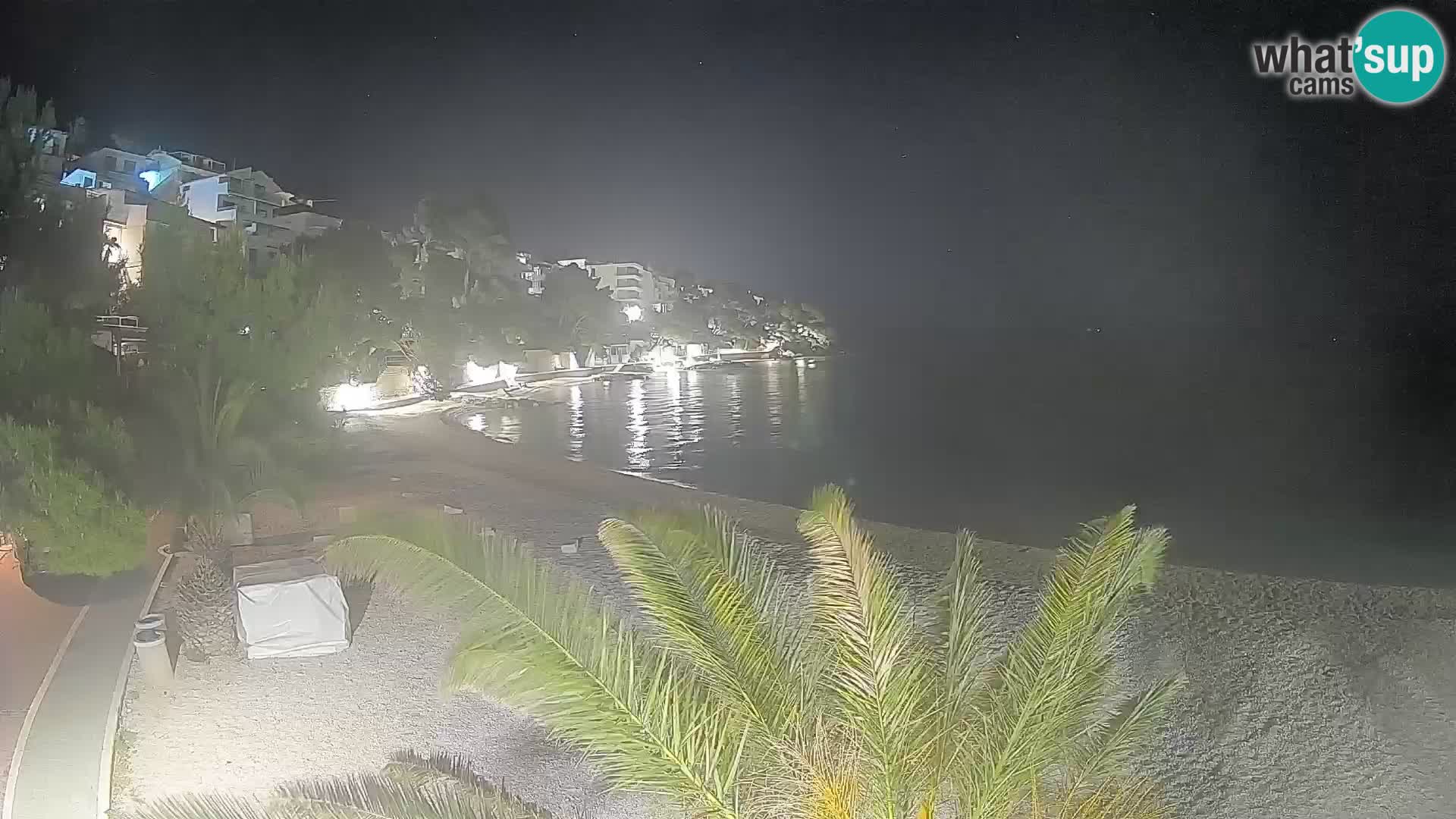 Webcam Lučica Beach Brela – Live View from the Adriatic Coast