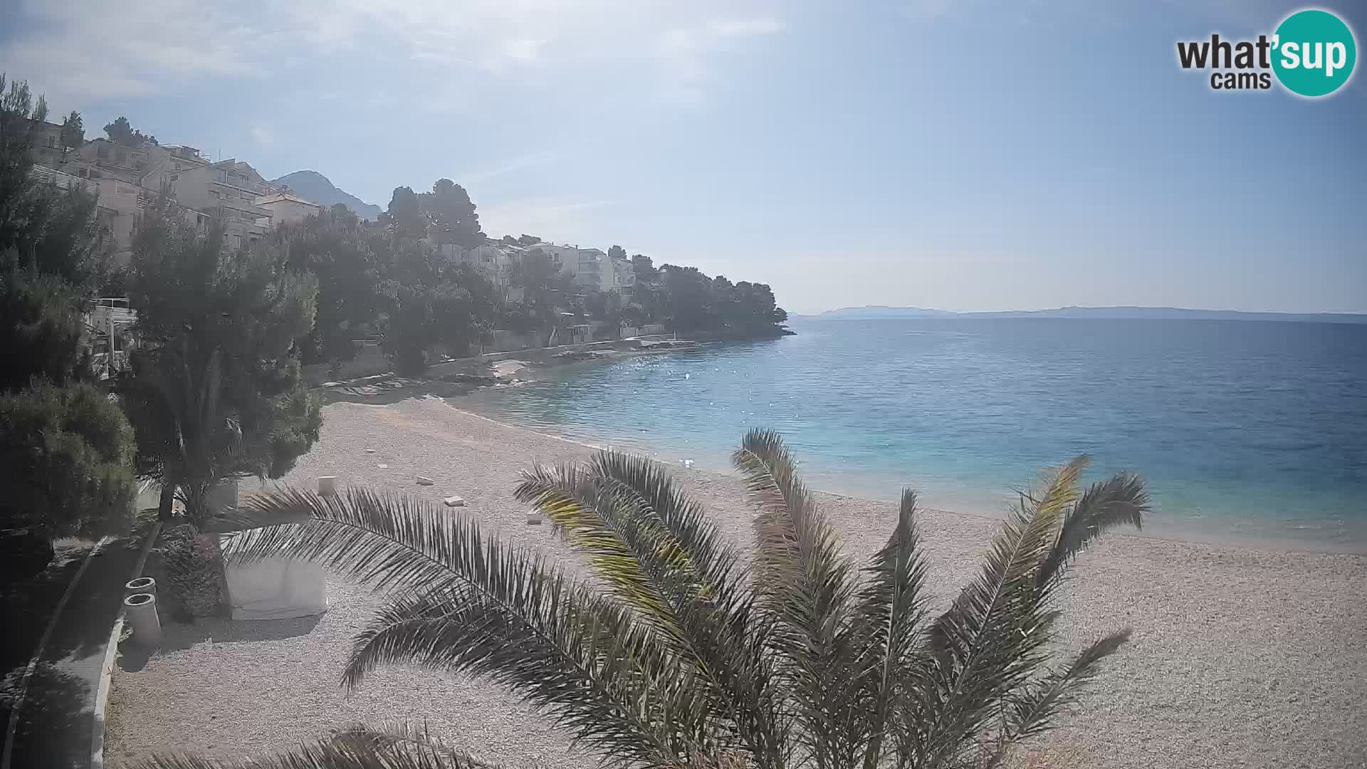 Webcam Lučica Beach Brela – Live View from the Adriatic Coast