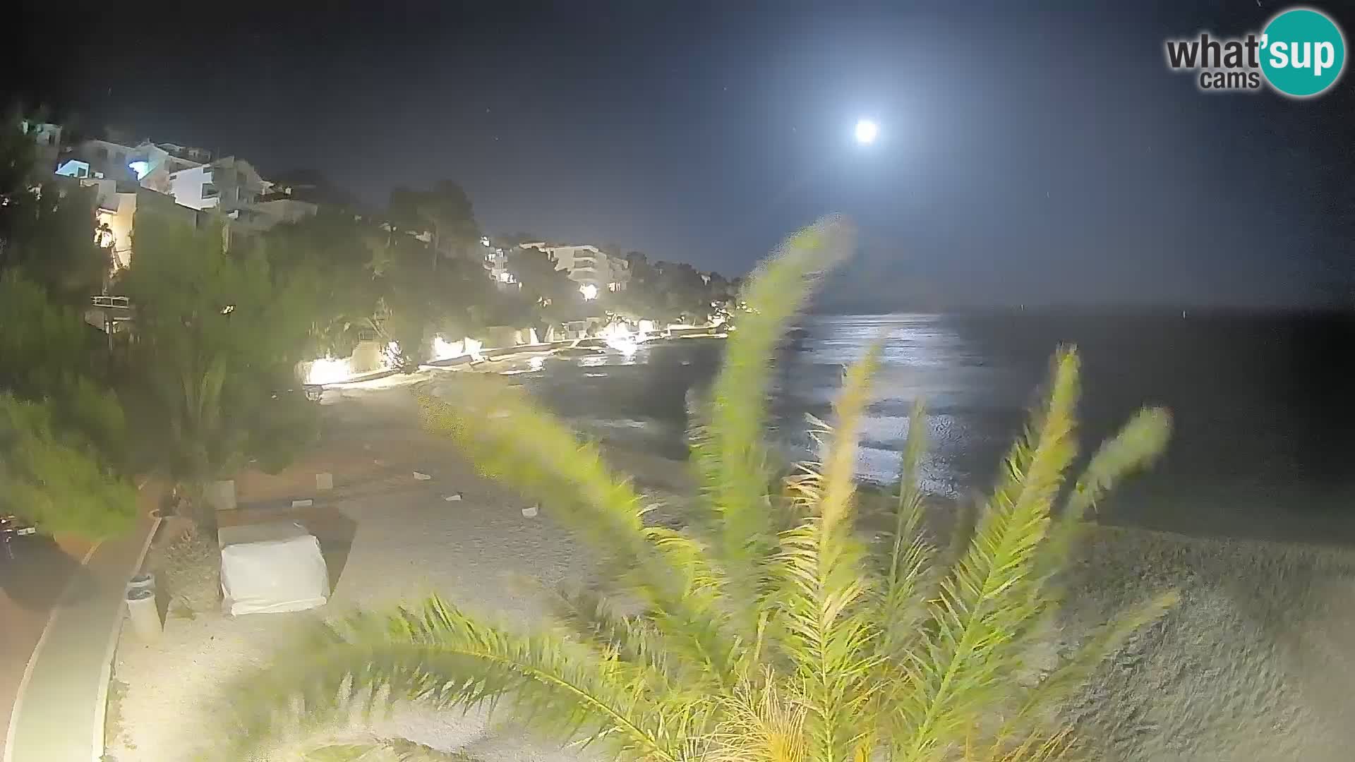 Webcam Lučica Beach Brela – Live View from the Adriatic Coast