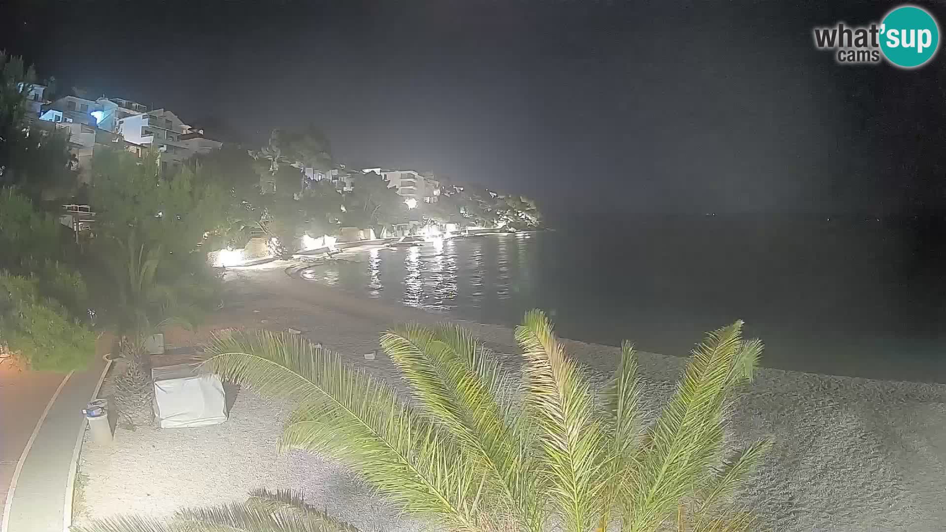 Webcam Lučica Beach Brela – Live View from the Adriatic Coast