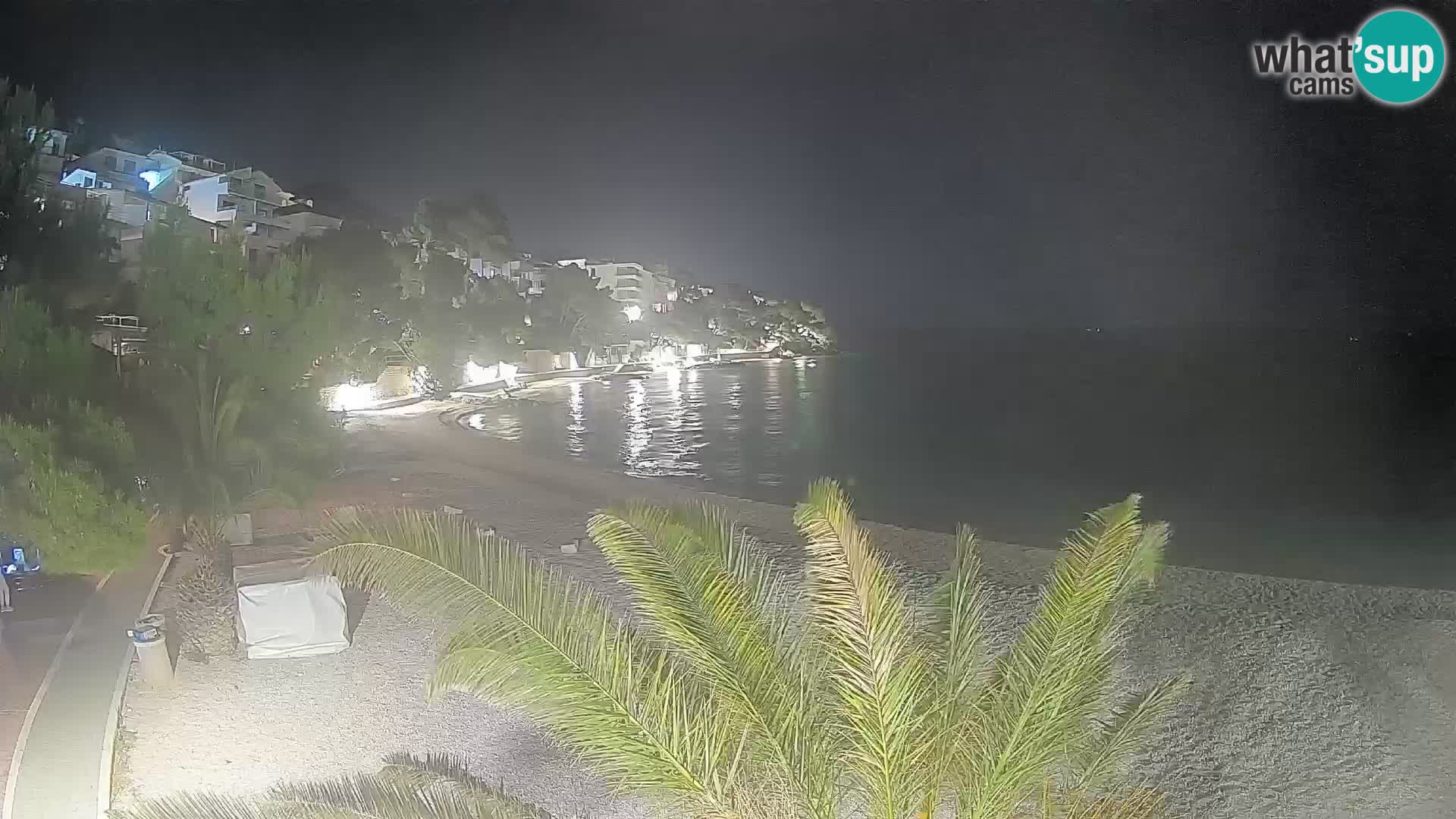 Webcam Lučica Beach Brela – Live View from the Adriatic Coast