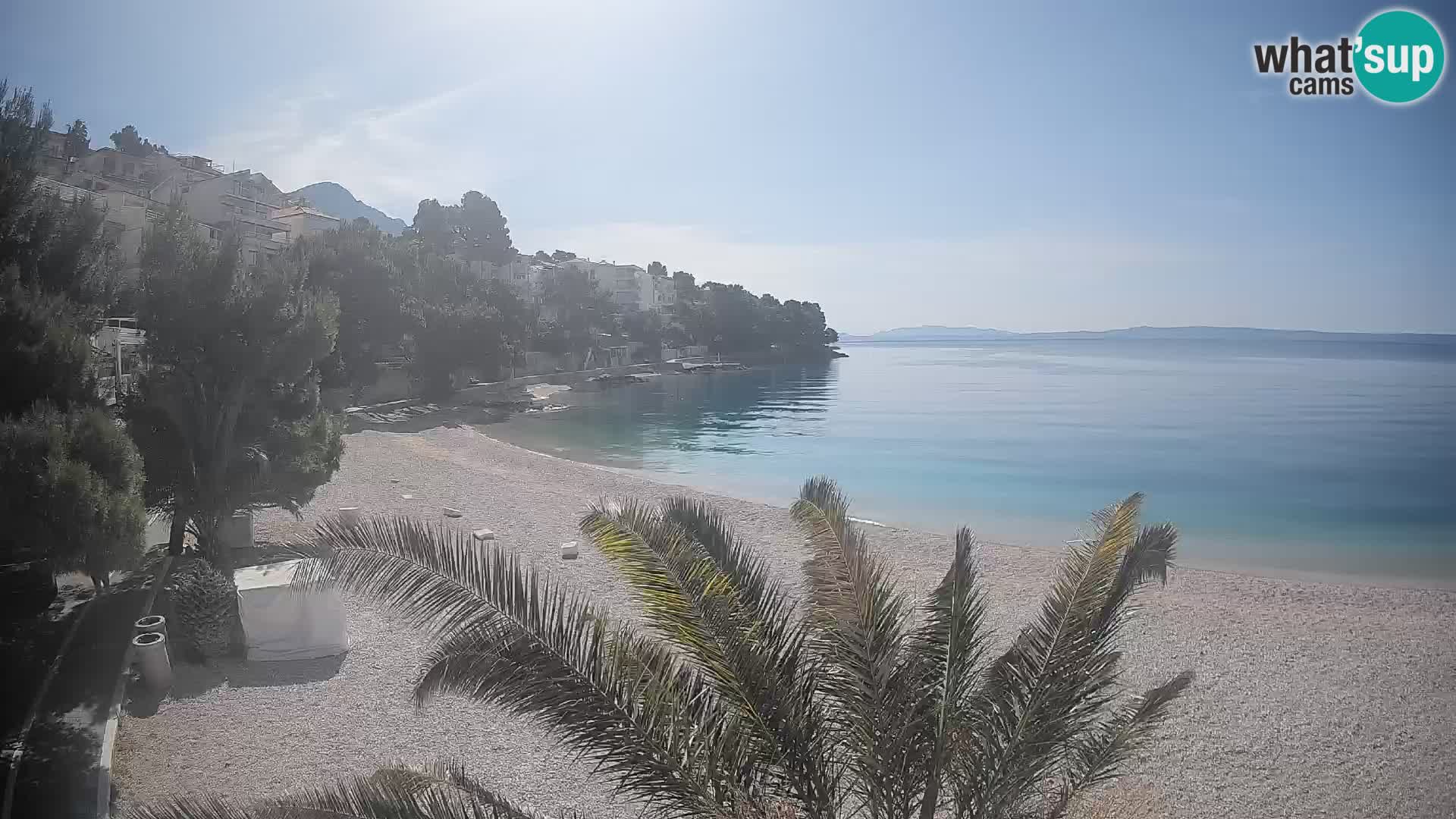 Webcam Lučica Beach Brela – Live View from the Adriatic Coast