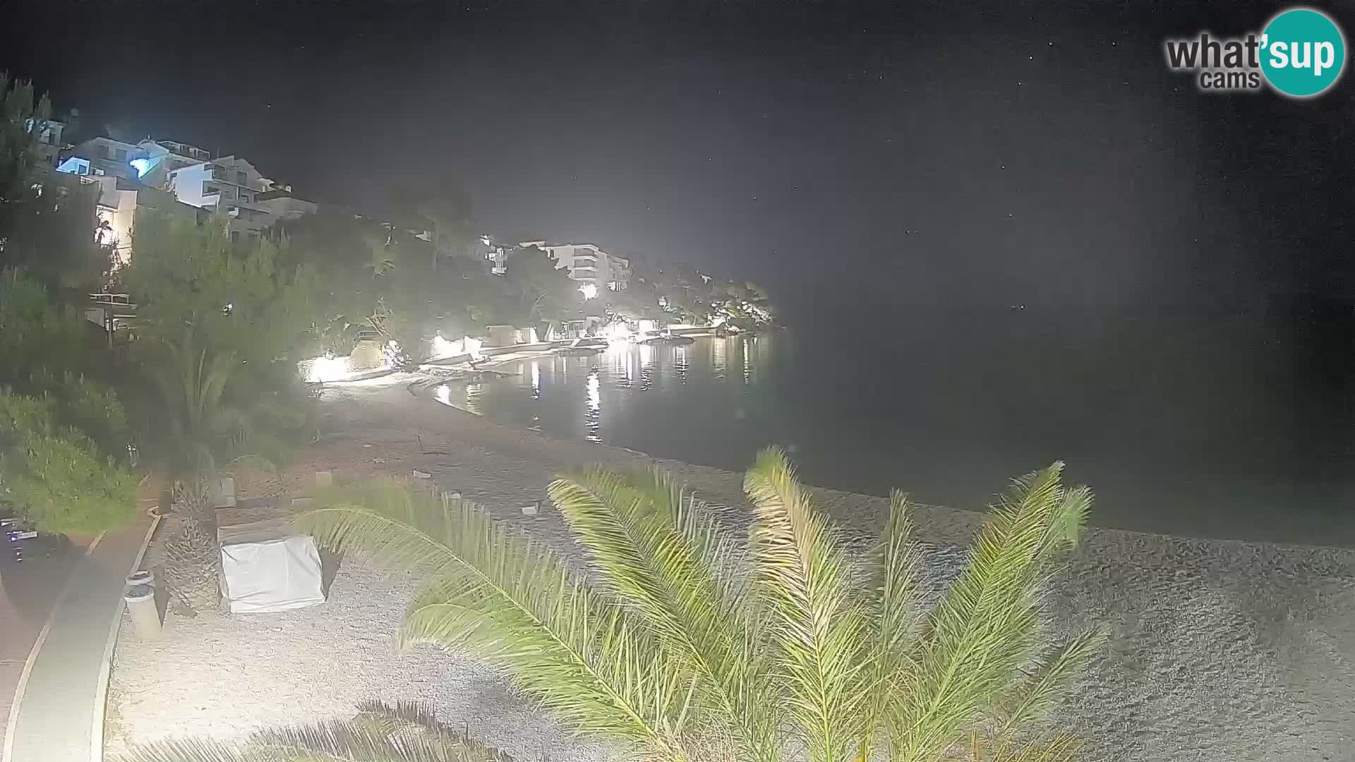 Webcam Lučica Beach Brela – Live View from the Adriatic Coast