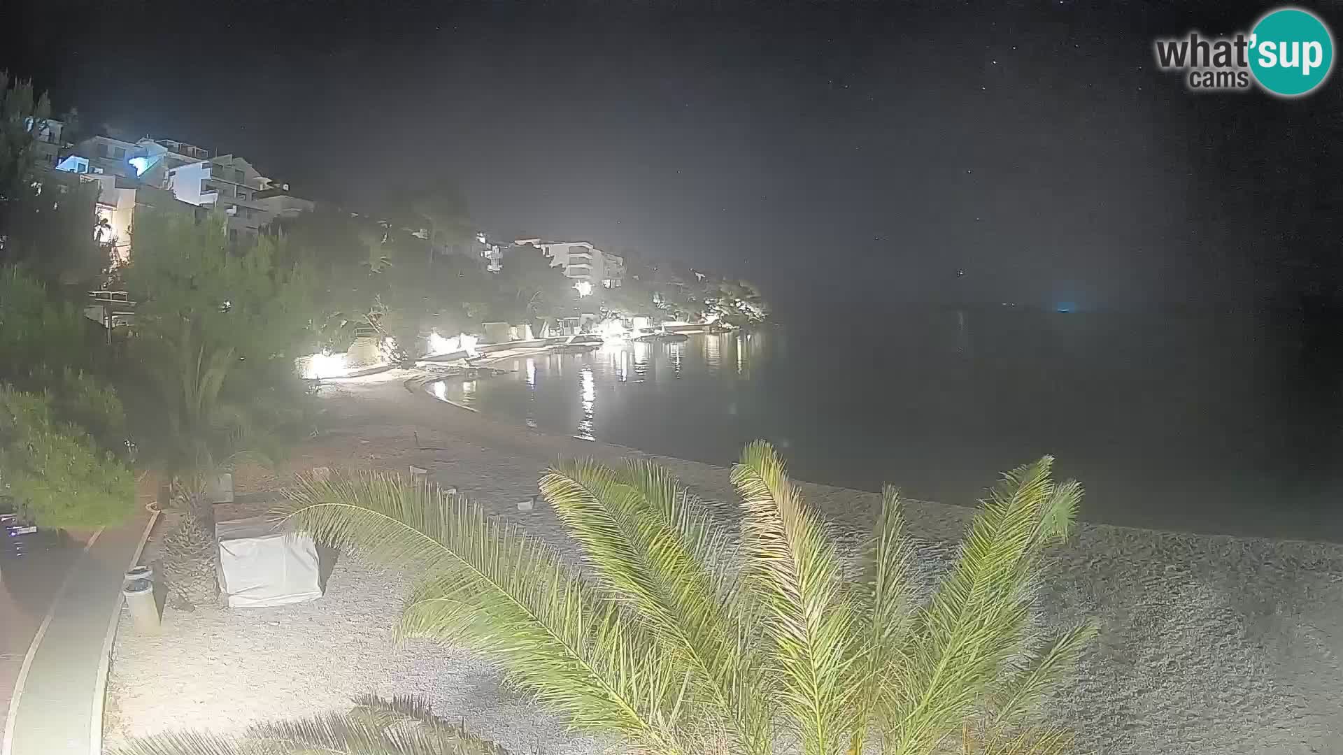 Webcam Lučica Beach Brela – Live View from the Adriatic Coast
