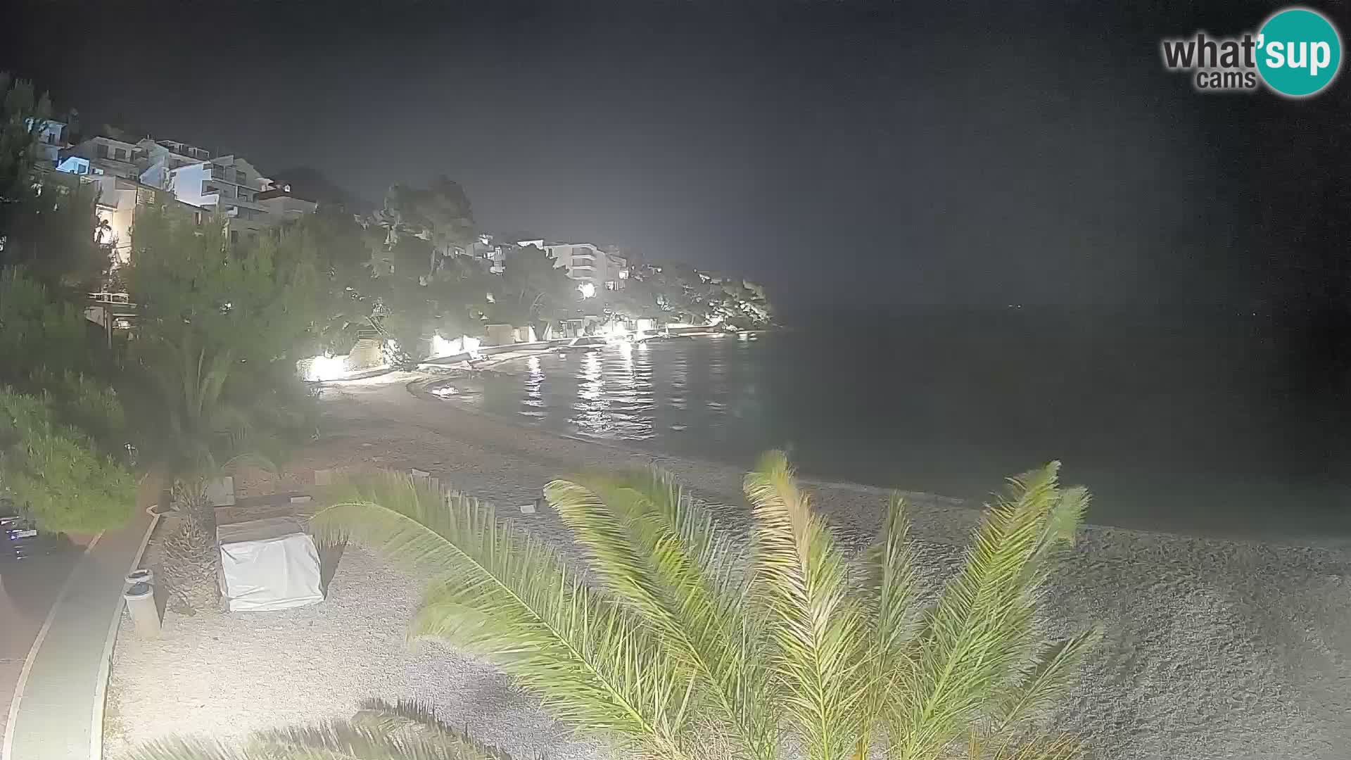 Webcam Lučica Beach Brela – Live View from the Adriatic Coast