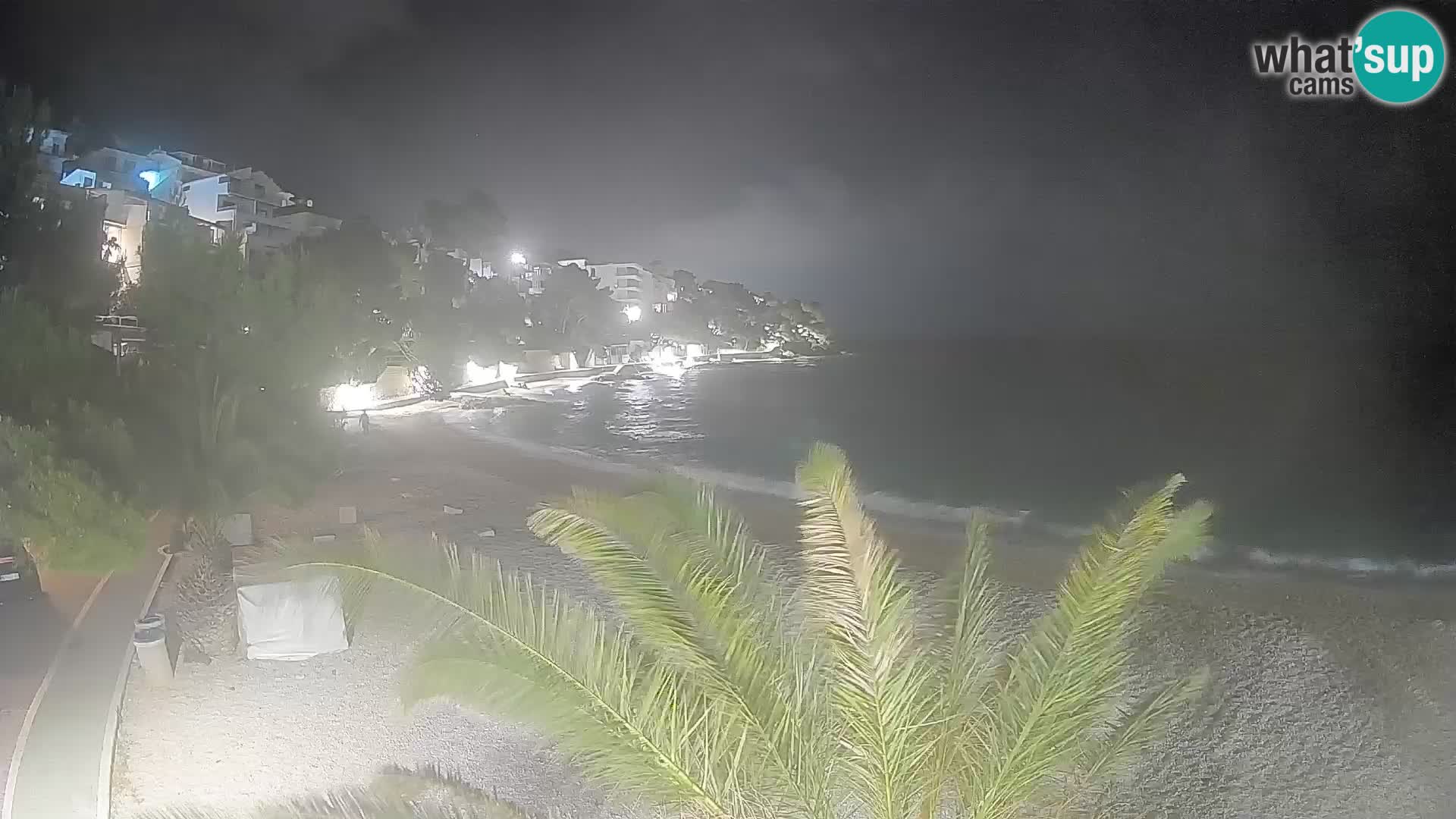 Webcam Lučica Beach Brela – Live View from the Adriatic Coast