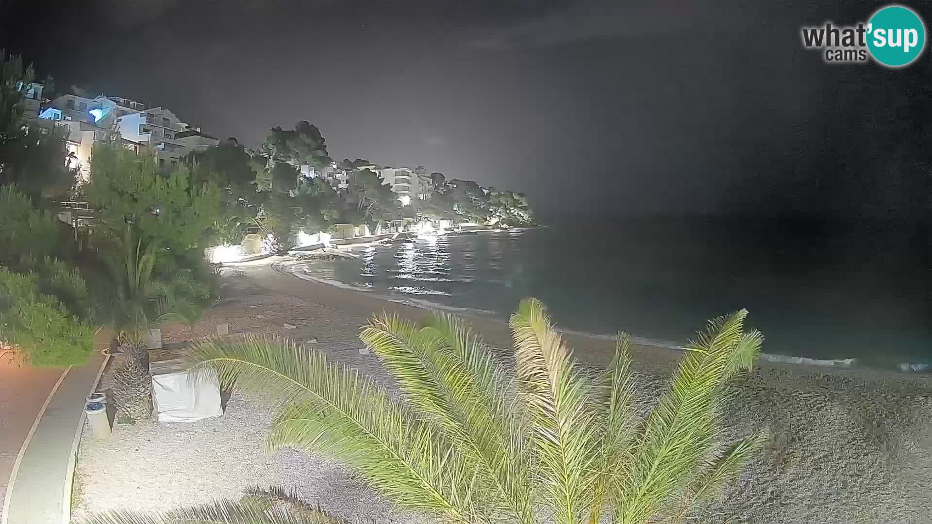 Webcam Lučica Beach Brela – Live View from the Adriatic Coast
