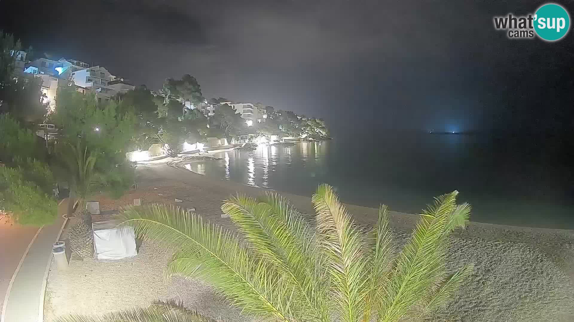 Webcam Lučica Beach Brela – Live View from the Adriatic Coast