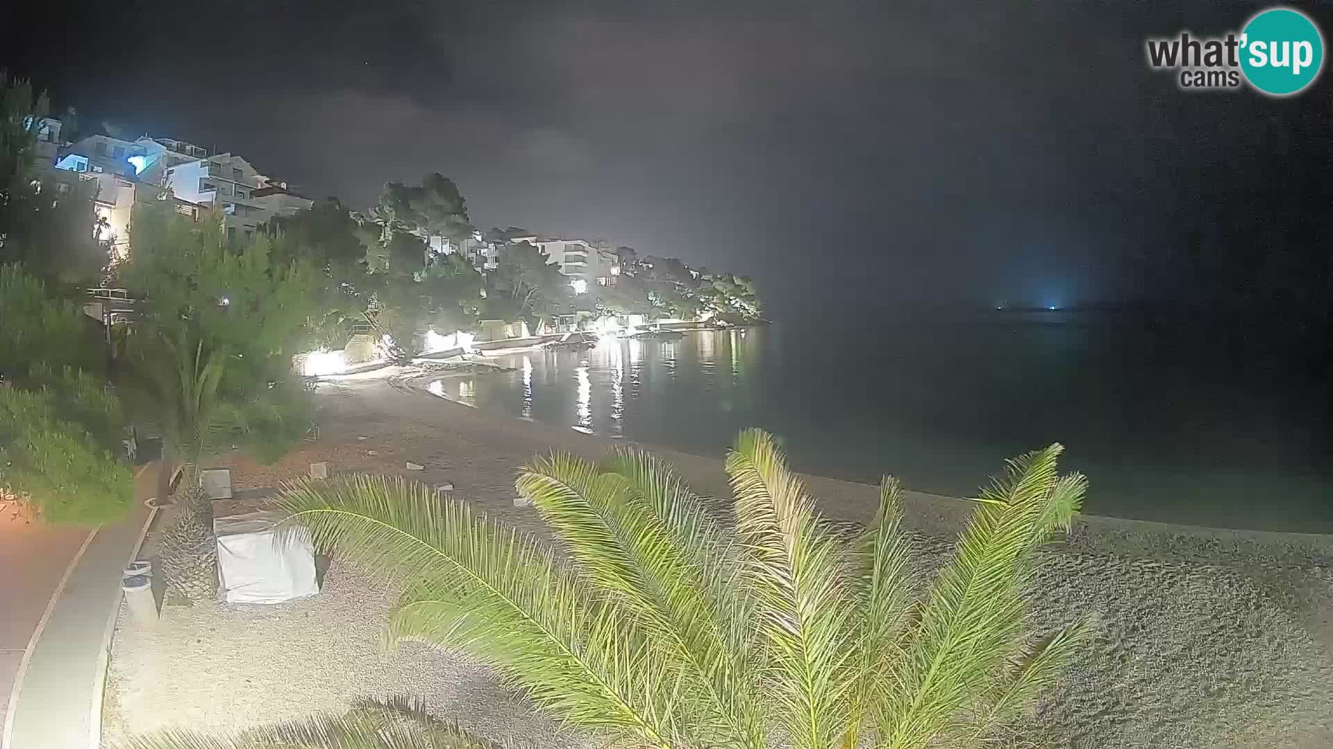Webcam Lučica Beach Brela – Live View from the Adriatic Coast
