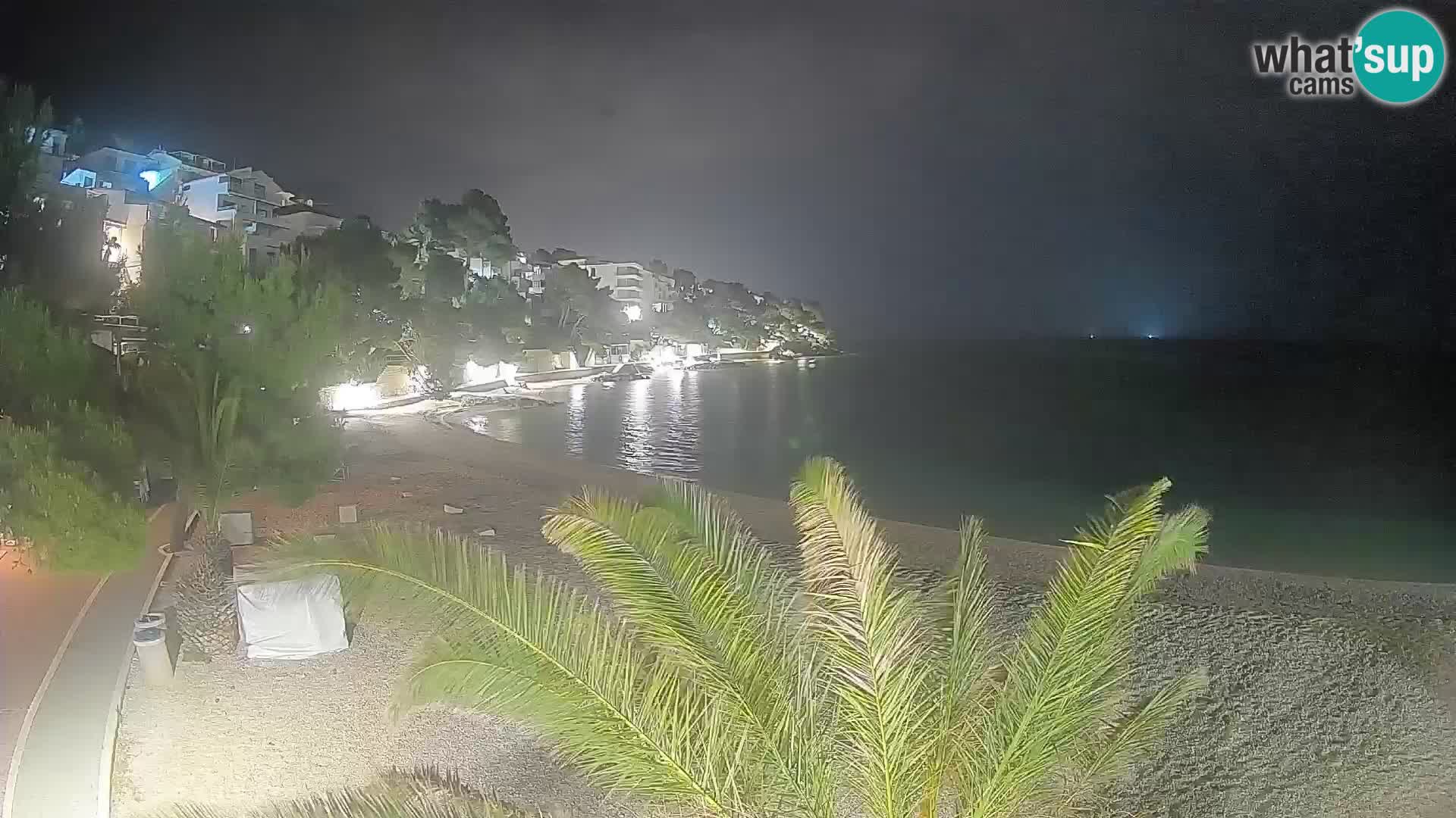 Webcam Lučica Beach Brela – Live View from the Adriatic Coast