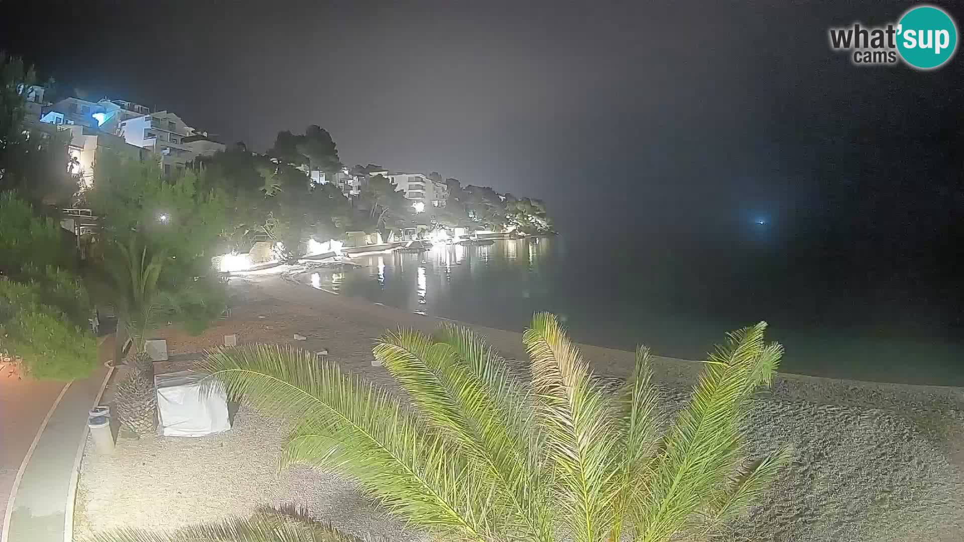 Webcam Lučica Beach Brela – Live View from the Adriatic Coast