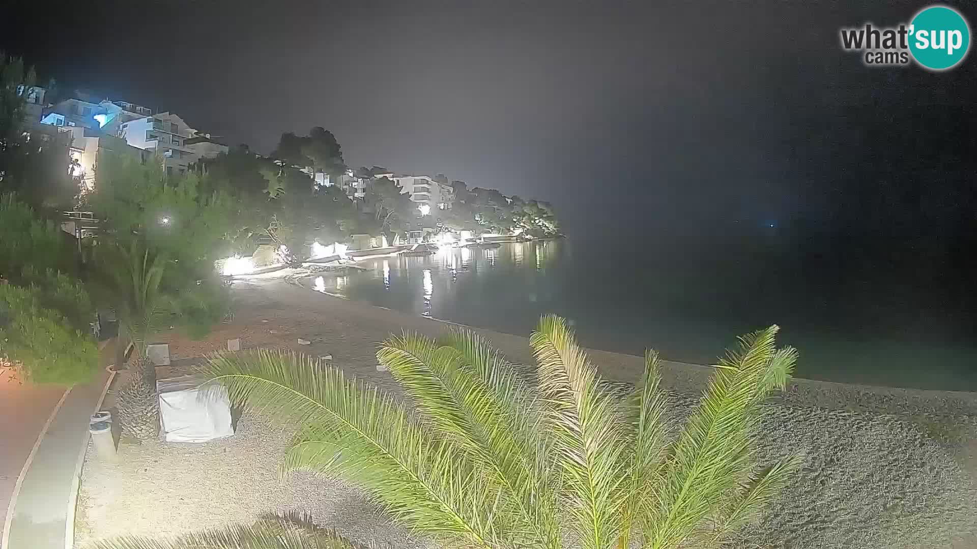 Webcam Lučica Beach Brela – Live View from the Adriatic Coast