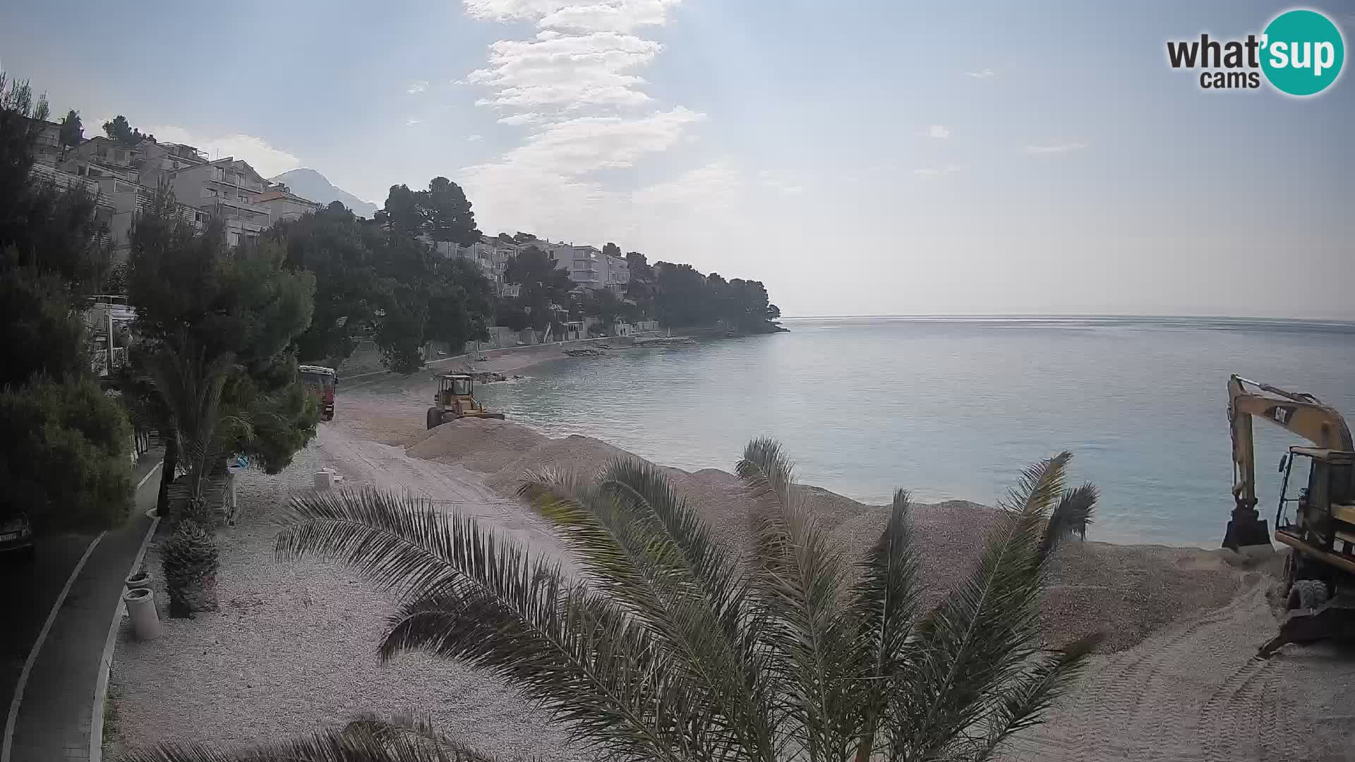 Webcam Lučica Beach Brela – Live View from the Adriatic Coast