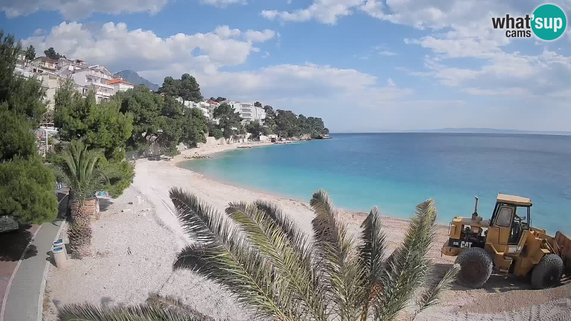 Webcam Lučica Beach Brela – Live View from the Adriatic Coast