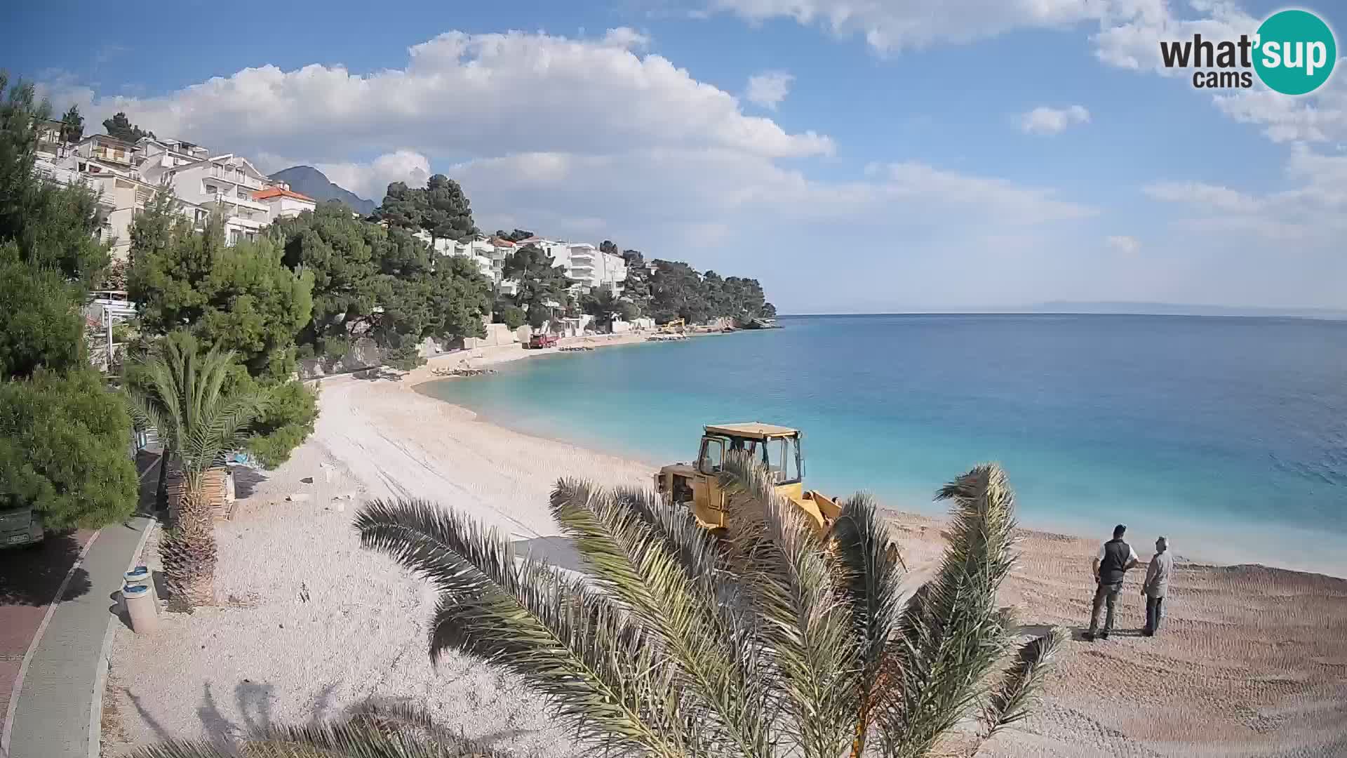 Webcam Lučica Beach Brela – Live View from the Adriatic Coast