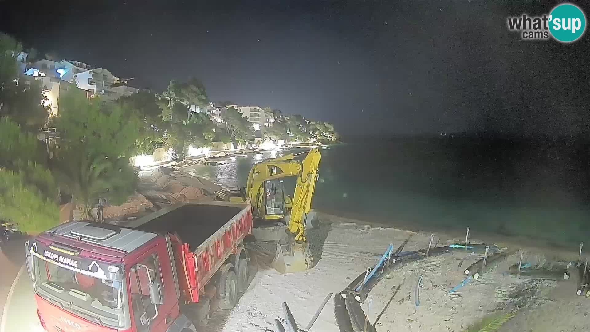 Webcam Lučica Beach Brela – Live View from the Adriatic Coast