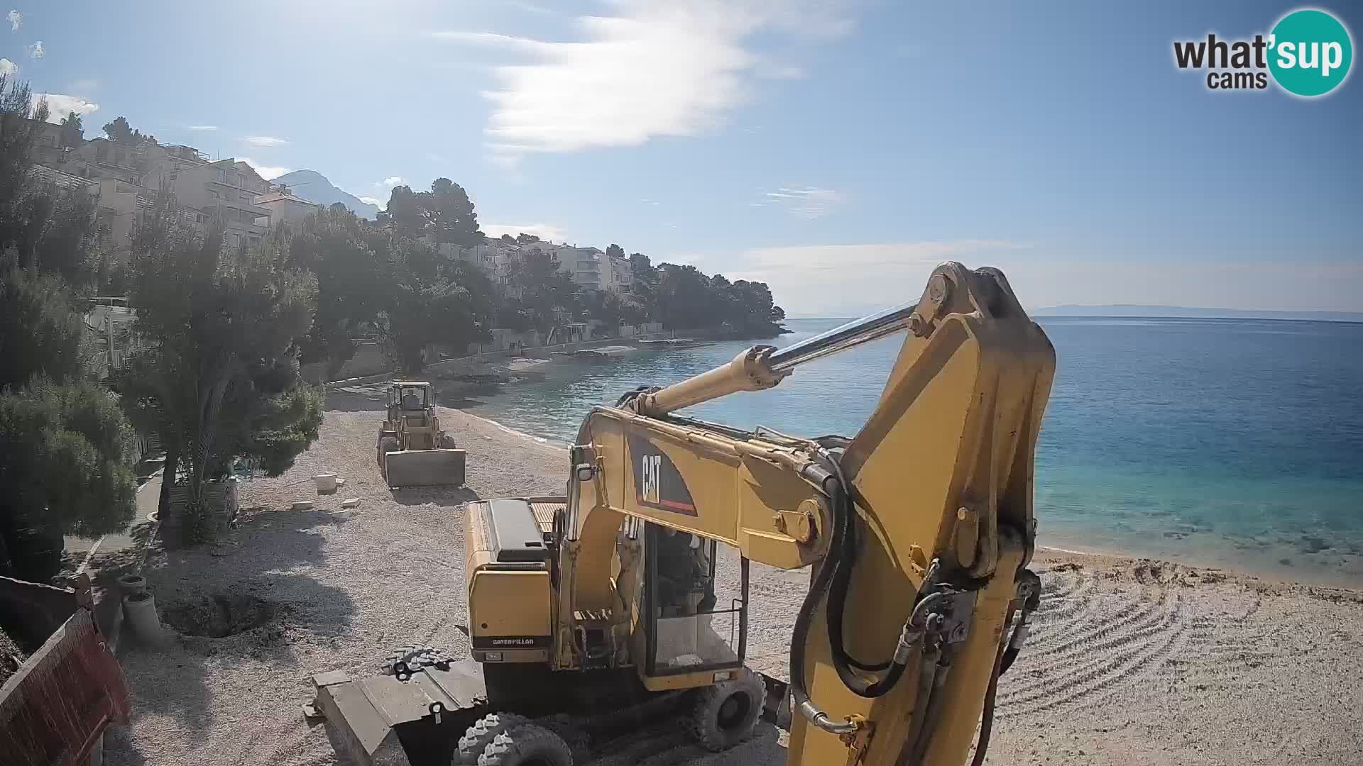 Webcam Lučica Beach Brela – Live View from the Adriatic Coast