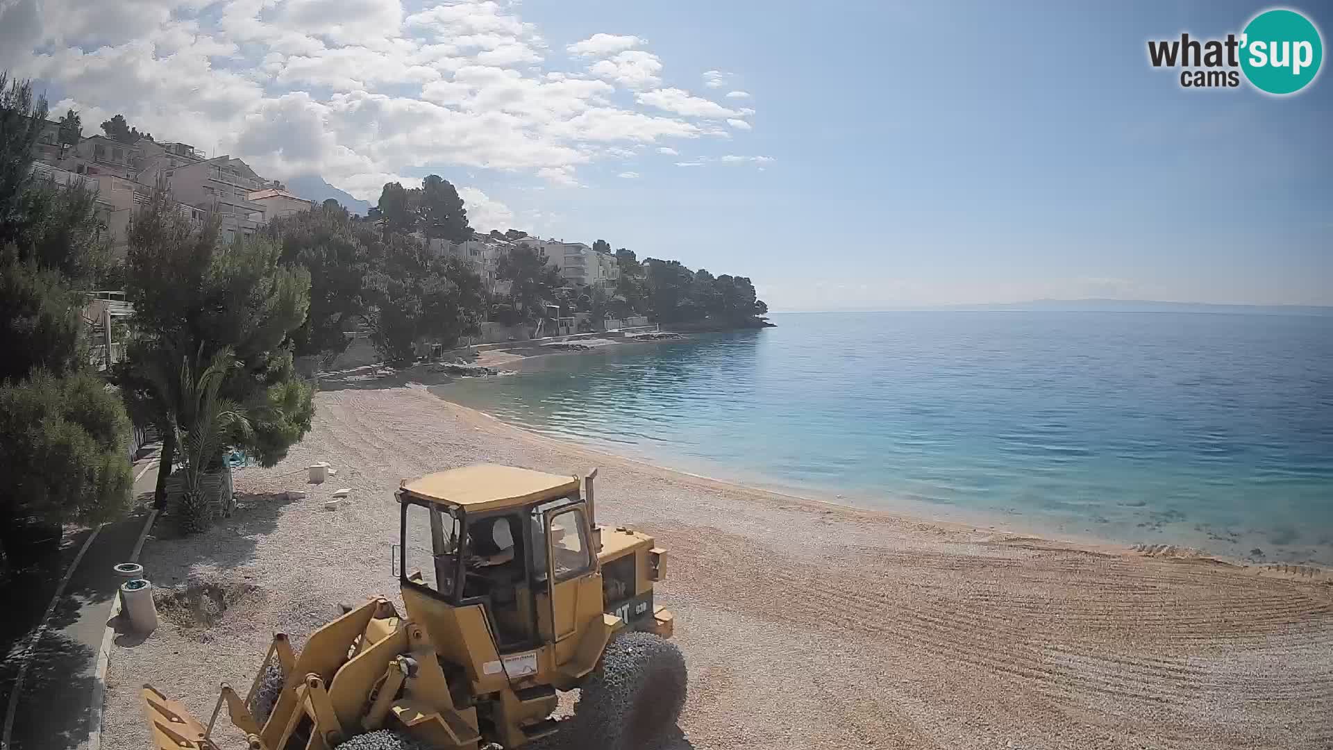 Webcam Lučica Beach Brela – Live View from the Adriatic Coast