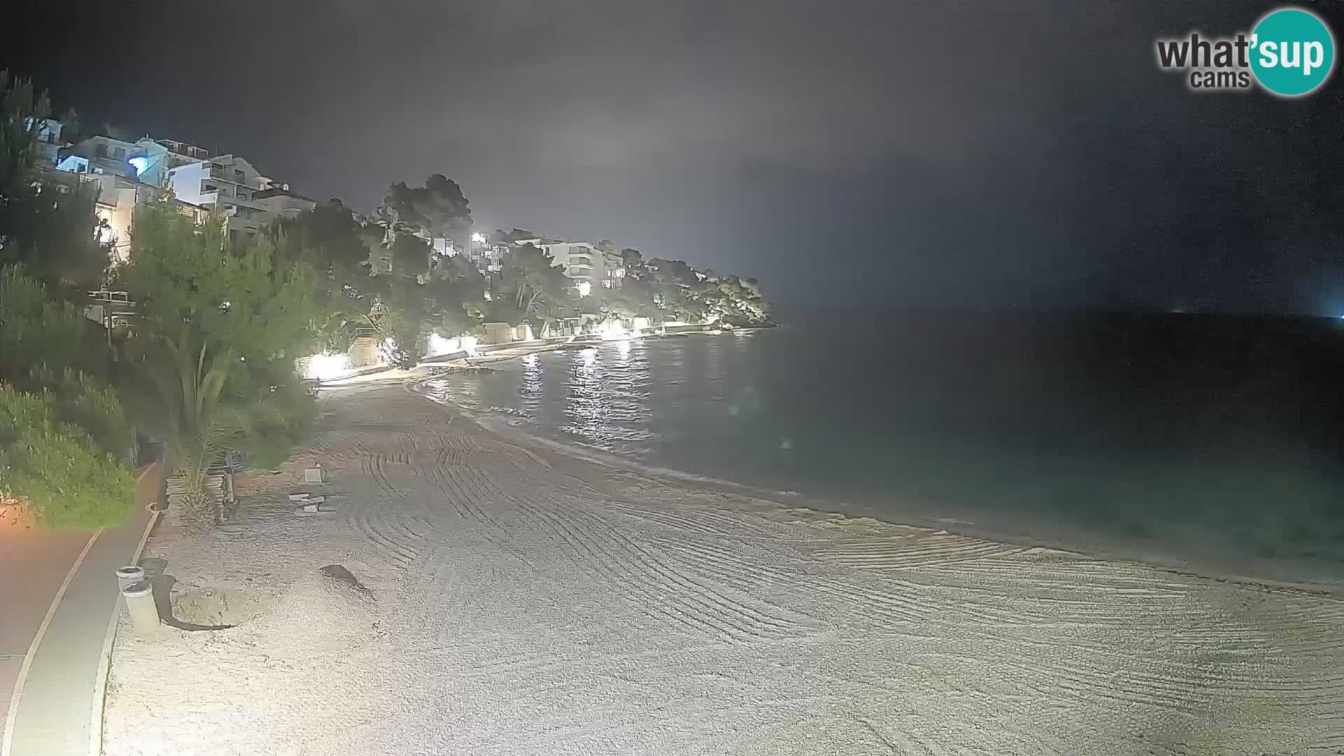 Webcam Lučica Beach Brela – Live View from the Adriatic Coast
